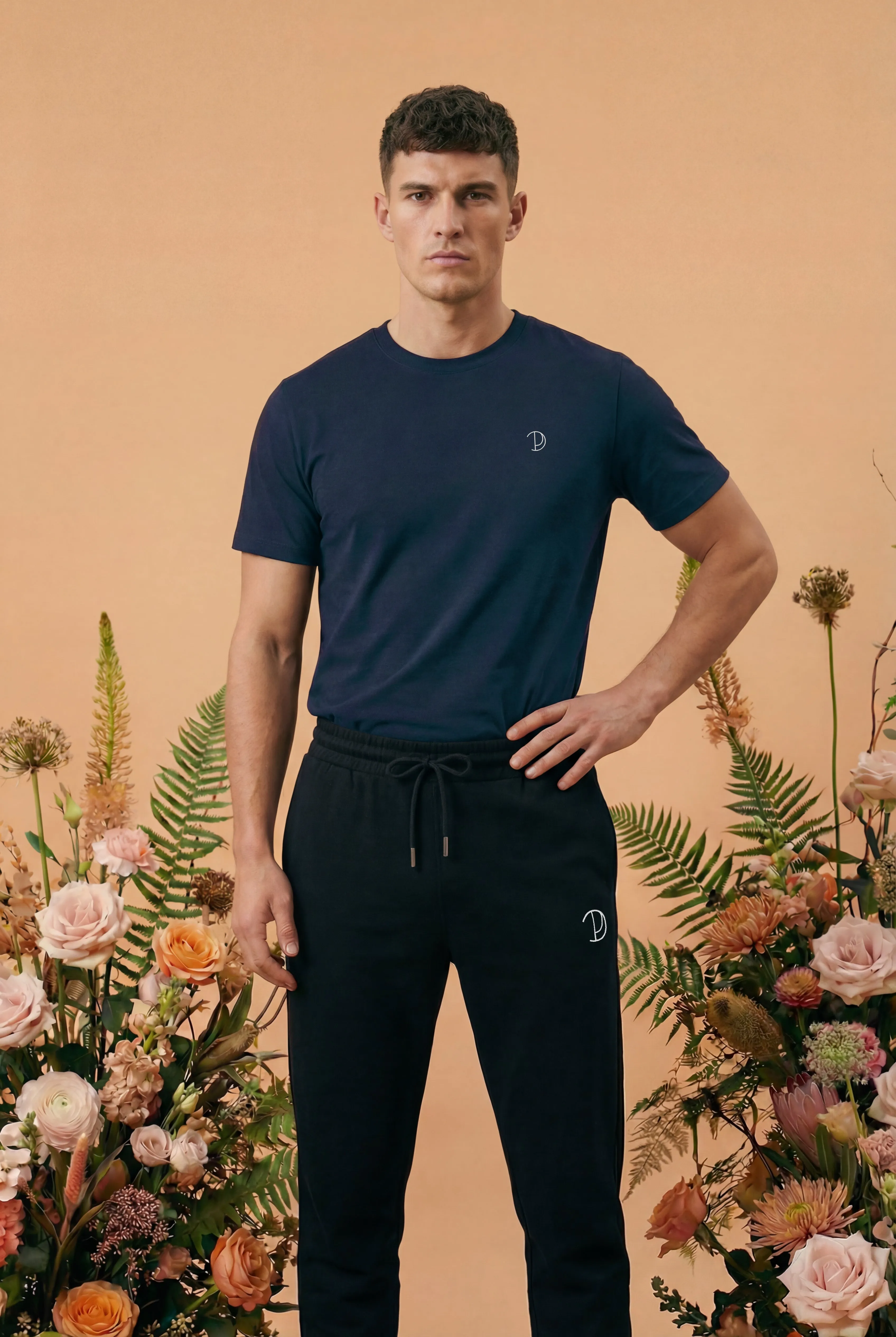 Embroidered P T-Shirt sold by Pitod