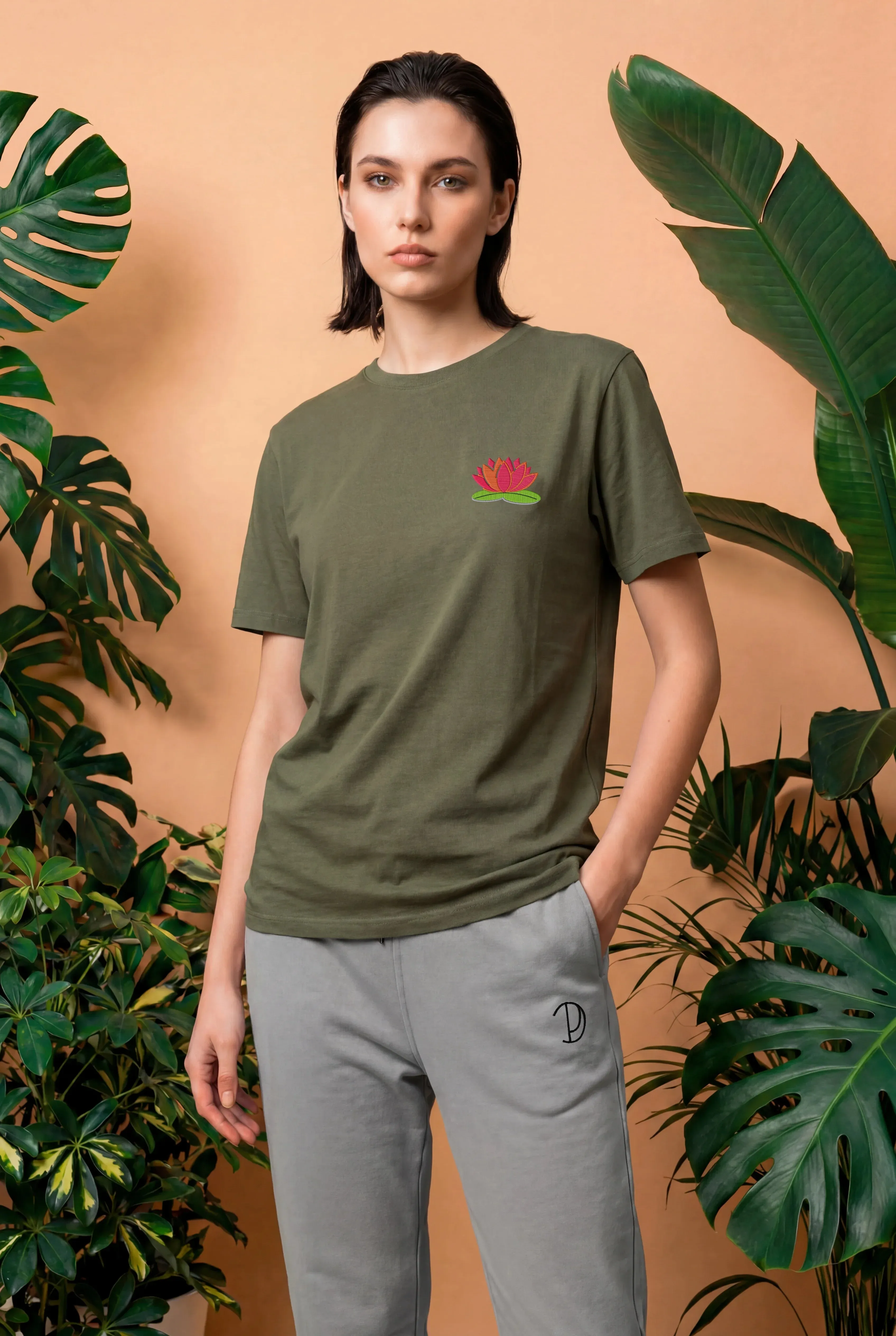 Water Lily T-Shirt sold by Pitod product image thumbnail 4