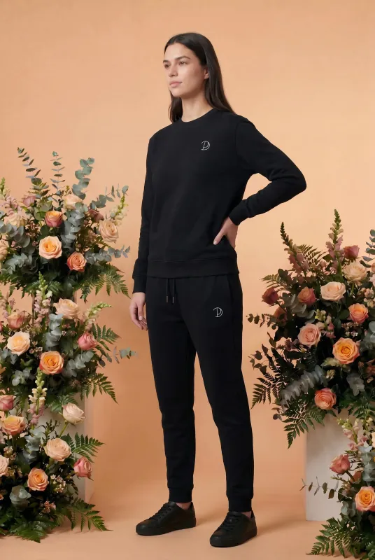 Embroidered P Sweatshirt made by Pitod