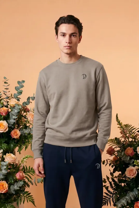 Embroidered P Sweatshirt made by Pitod