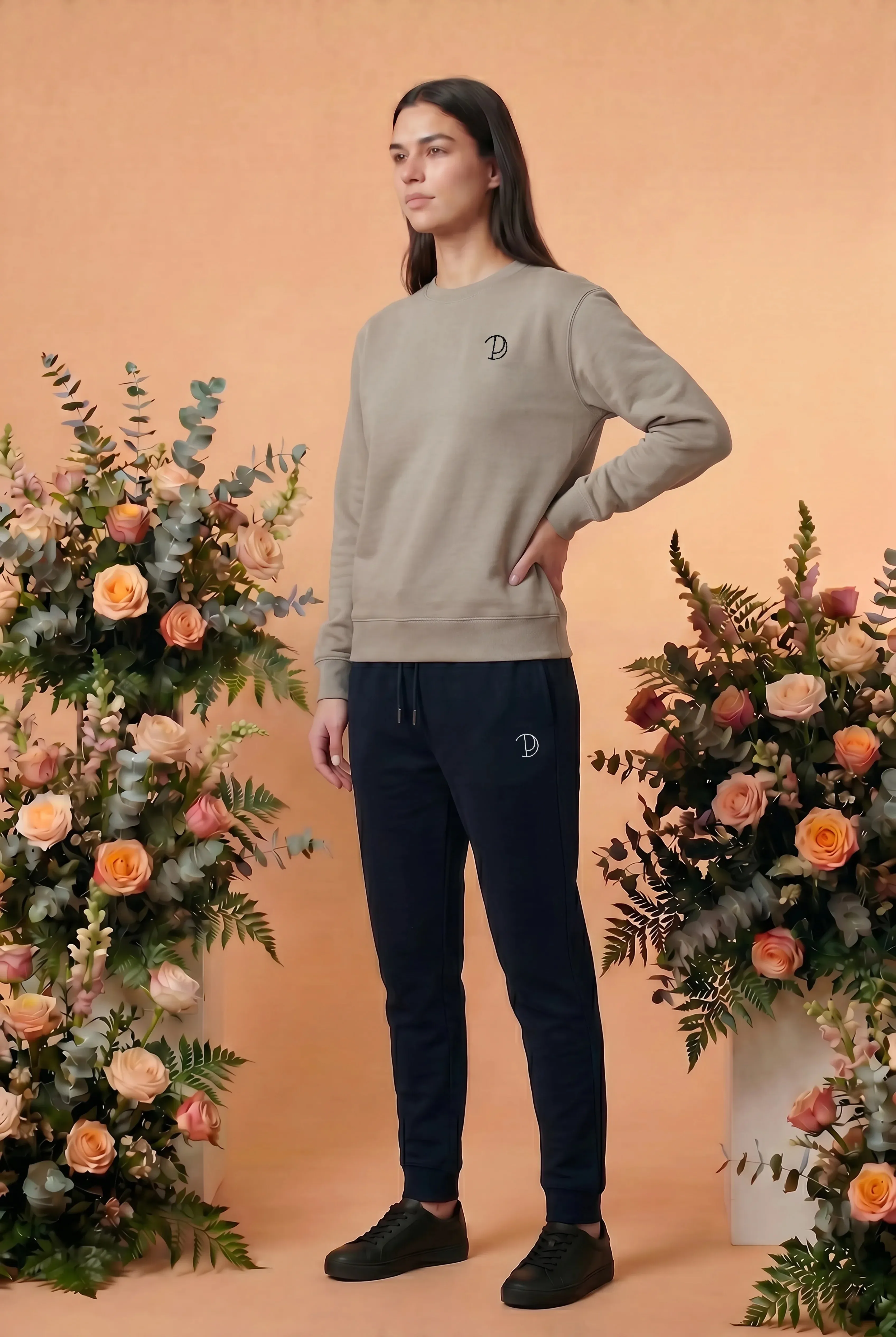 Embroidered P Sweatshirt sold by Pitod product image thumbnail 3