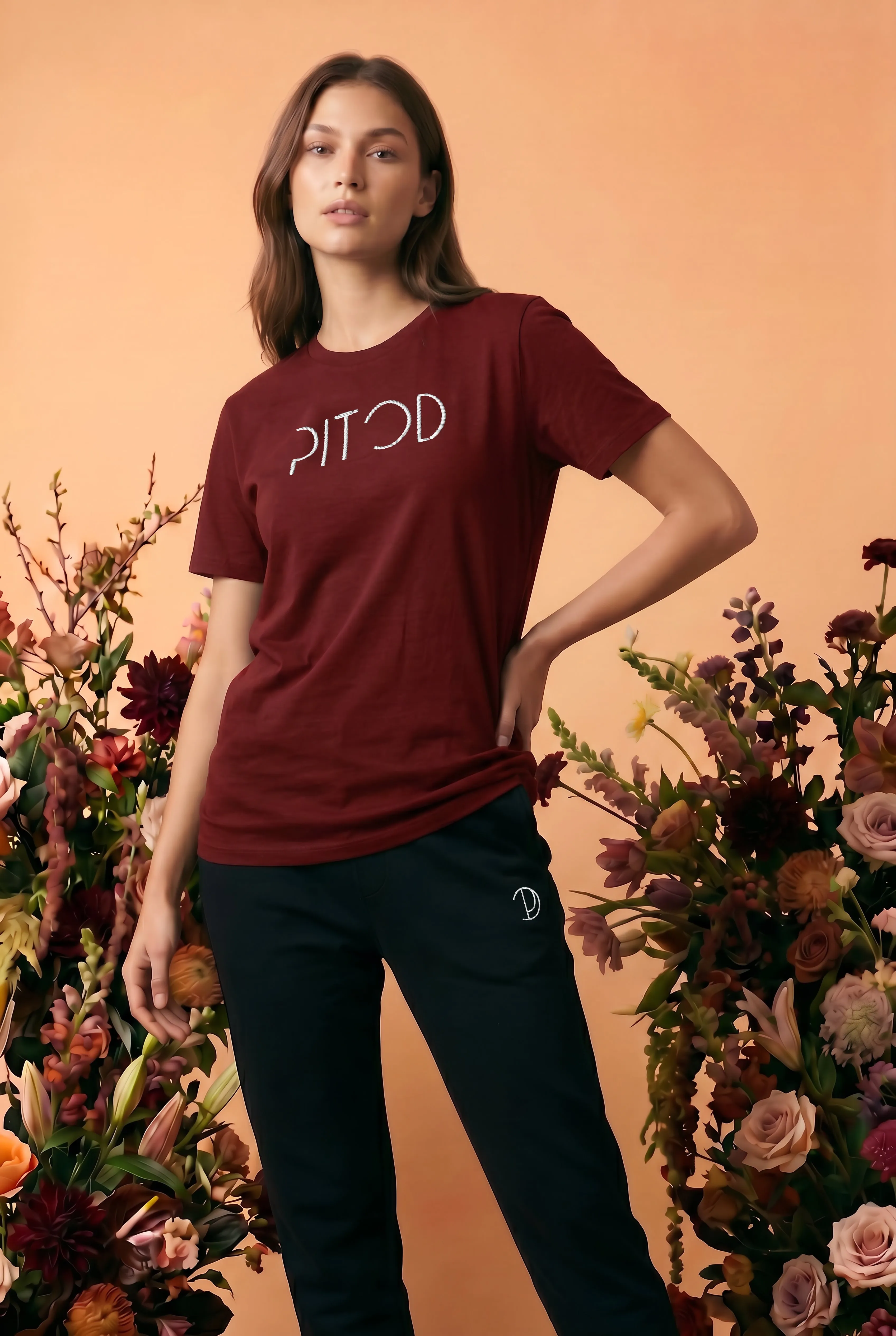 Embroidered Pitod T-Shirt sold by Pitod