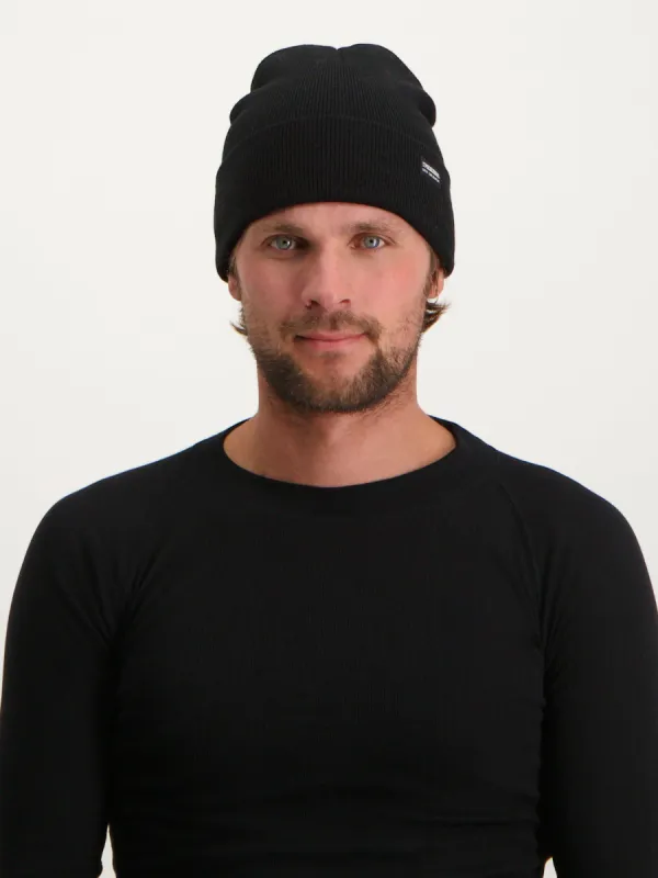 Park Beanie | Black sold by Poederbaas