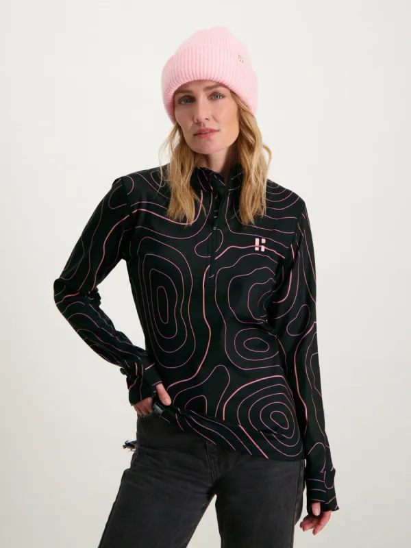 Maps Pully Women | Black Pink sold by Poederbaas