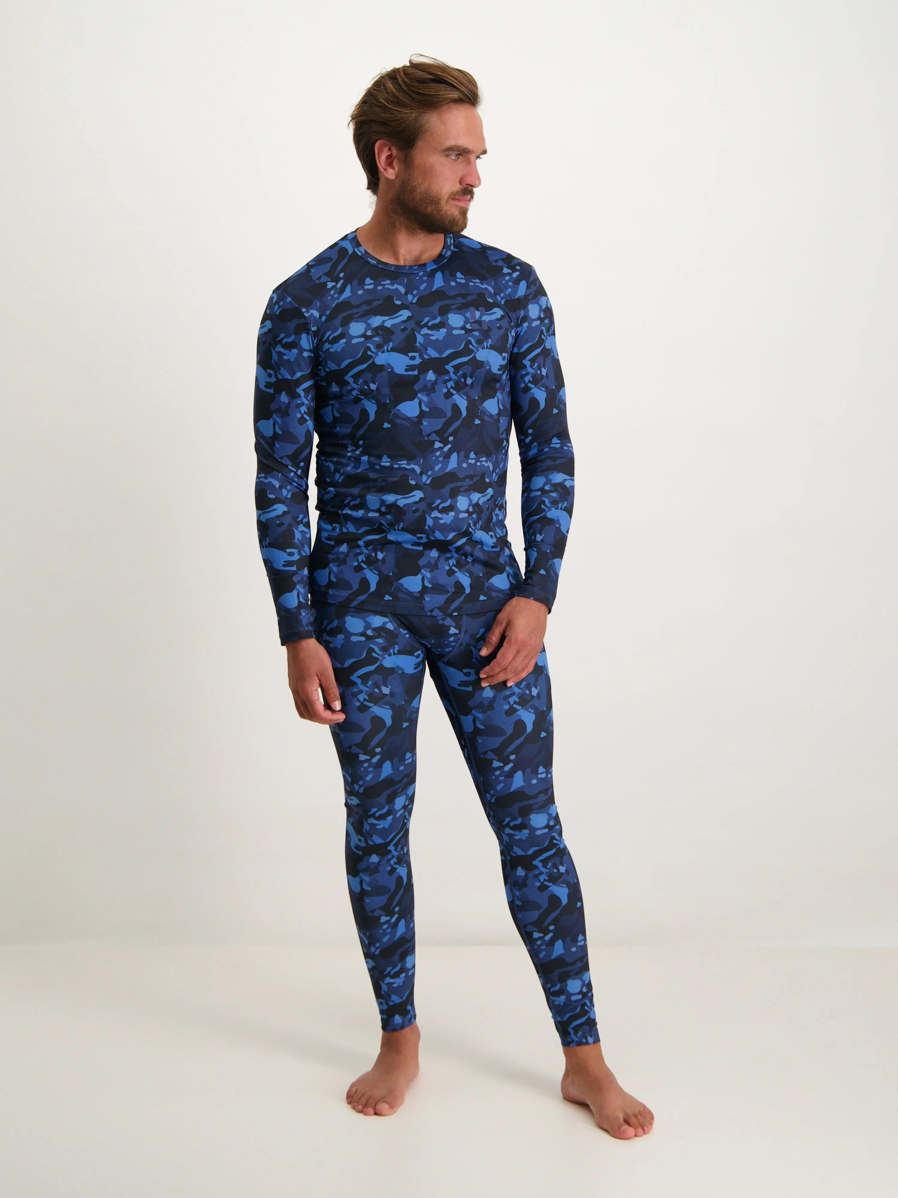 Men Thermo Shirt Camo | Navy sold by Poederbaas product image thumbnail 3