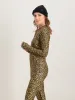 Women Thermo Shirt Animal | Panther Brown sold by Poederbaas
