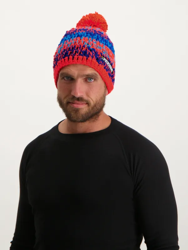 Classic Colorful Beanie | Blue Orange sold by Poederbaas
