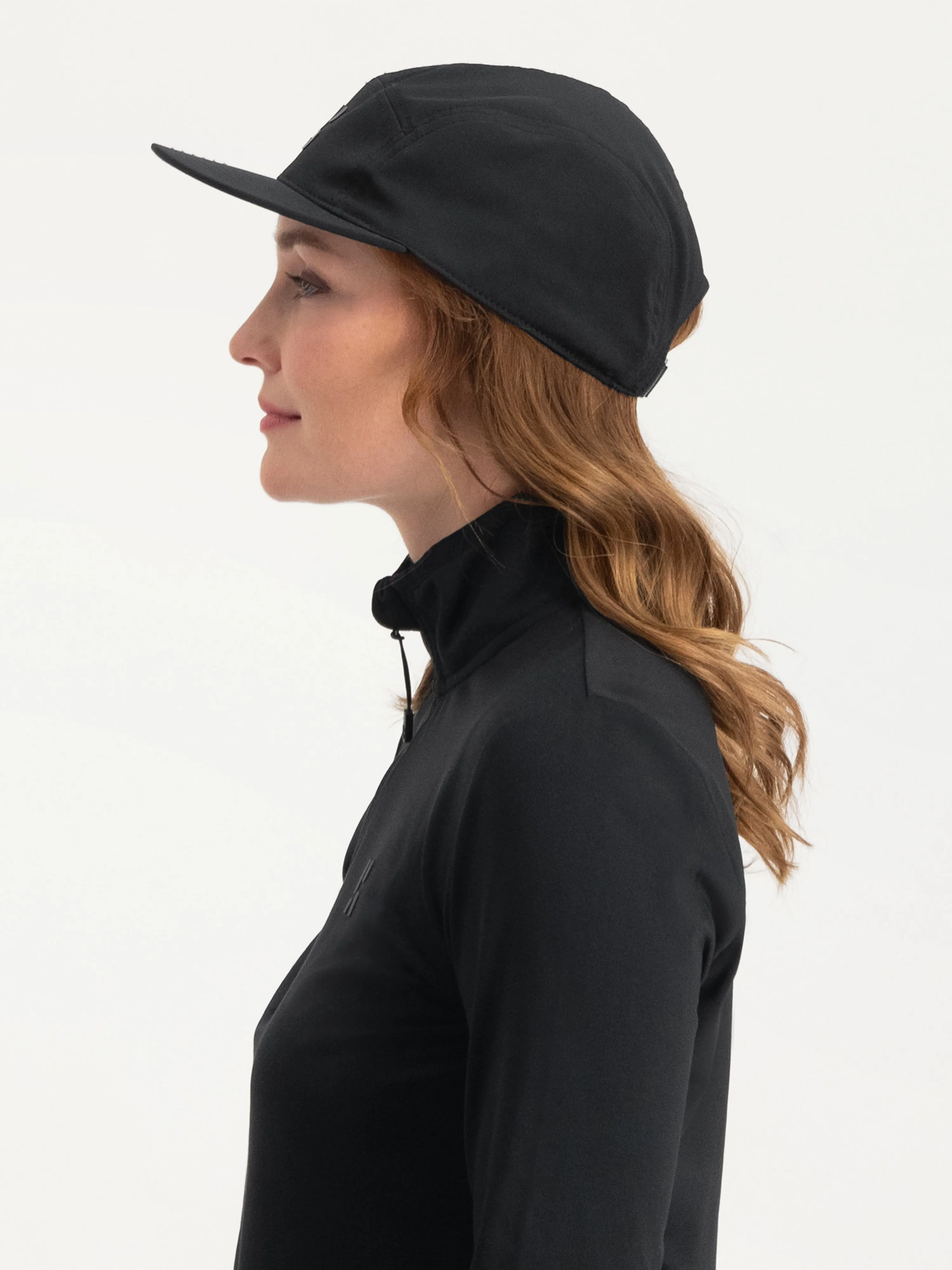 Lightweight 5-panel Cap | Black sold by Poederbaas product image thumbnail 3