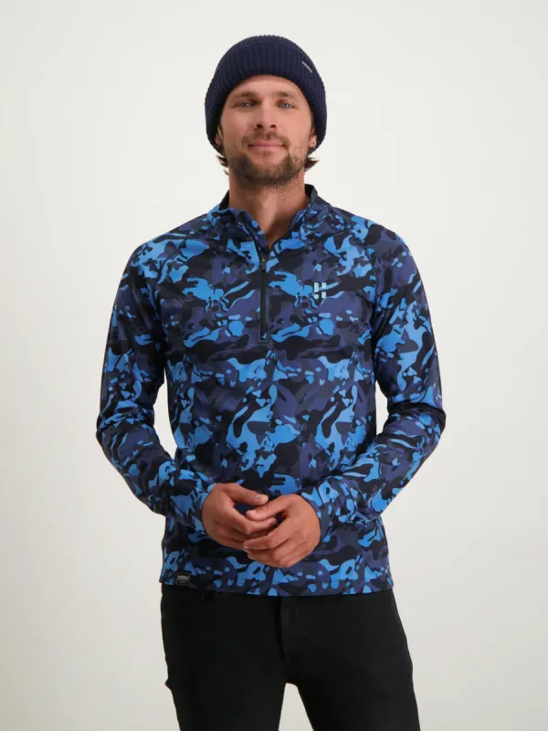 Camo Pully Men | Navy sold by Poederbaas