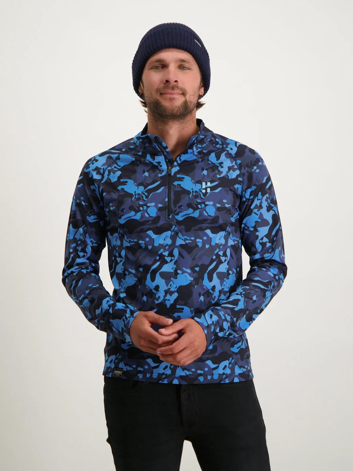 Camo Pully Men | Navy sold by Poederbaas