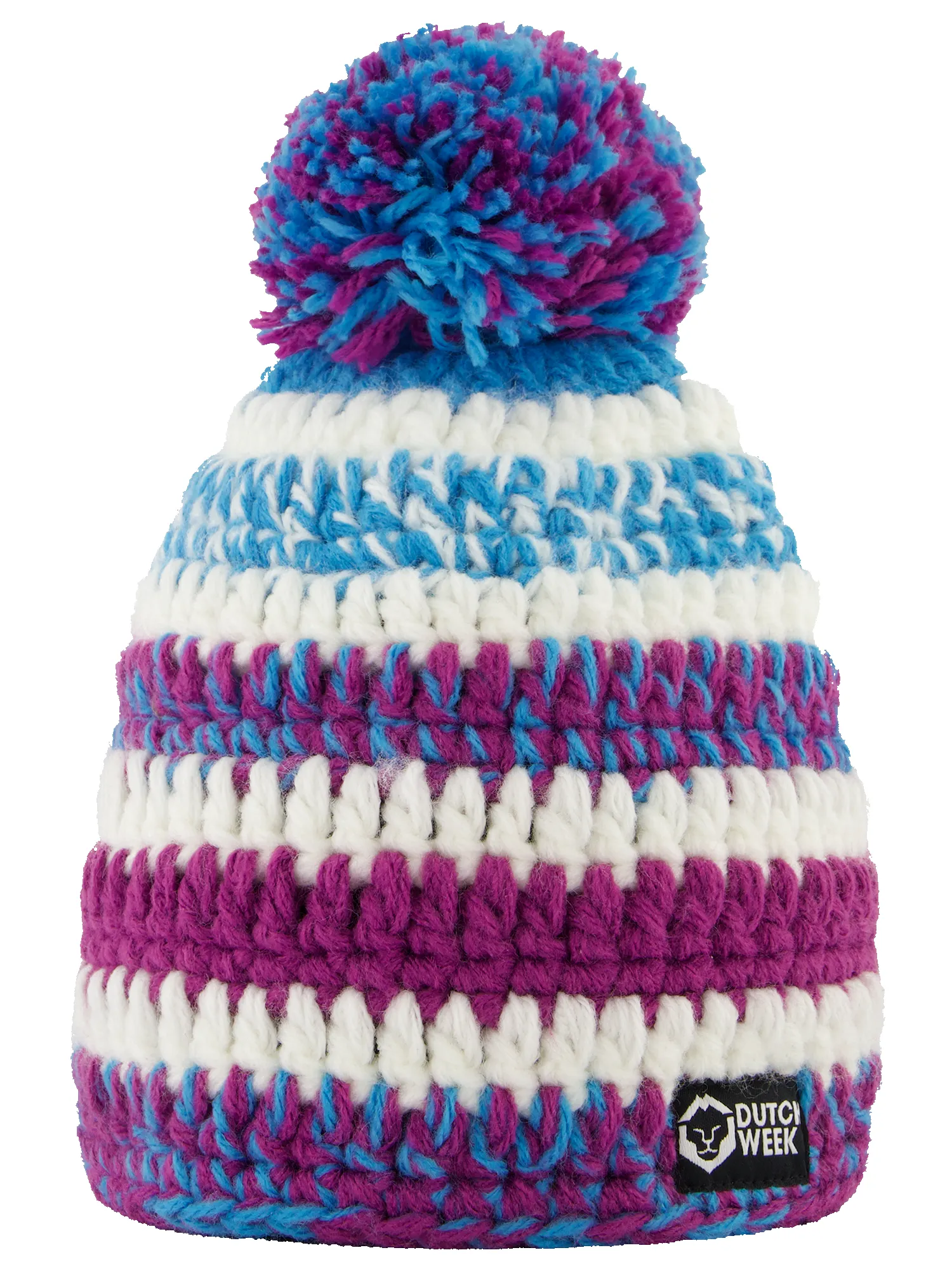 Classic Colorful Beanie DW | Blue sold by Poederbaas