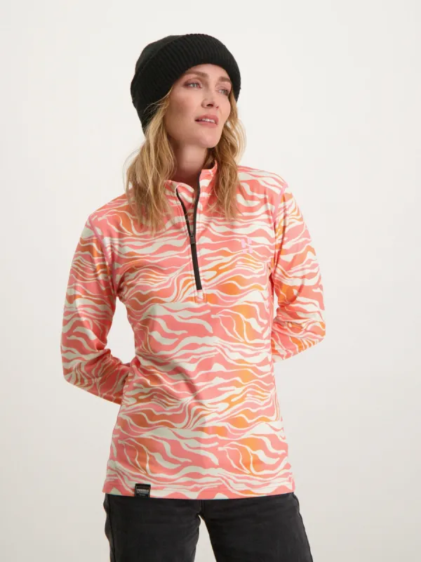 Animal Pully Women | Zebra Pink sold by Poederbaas