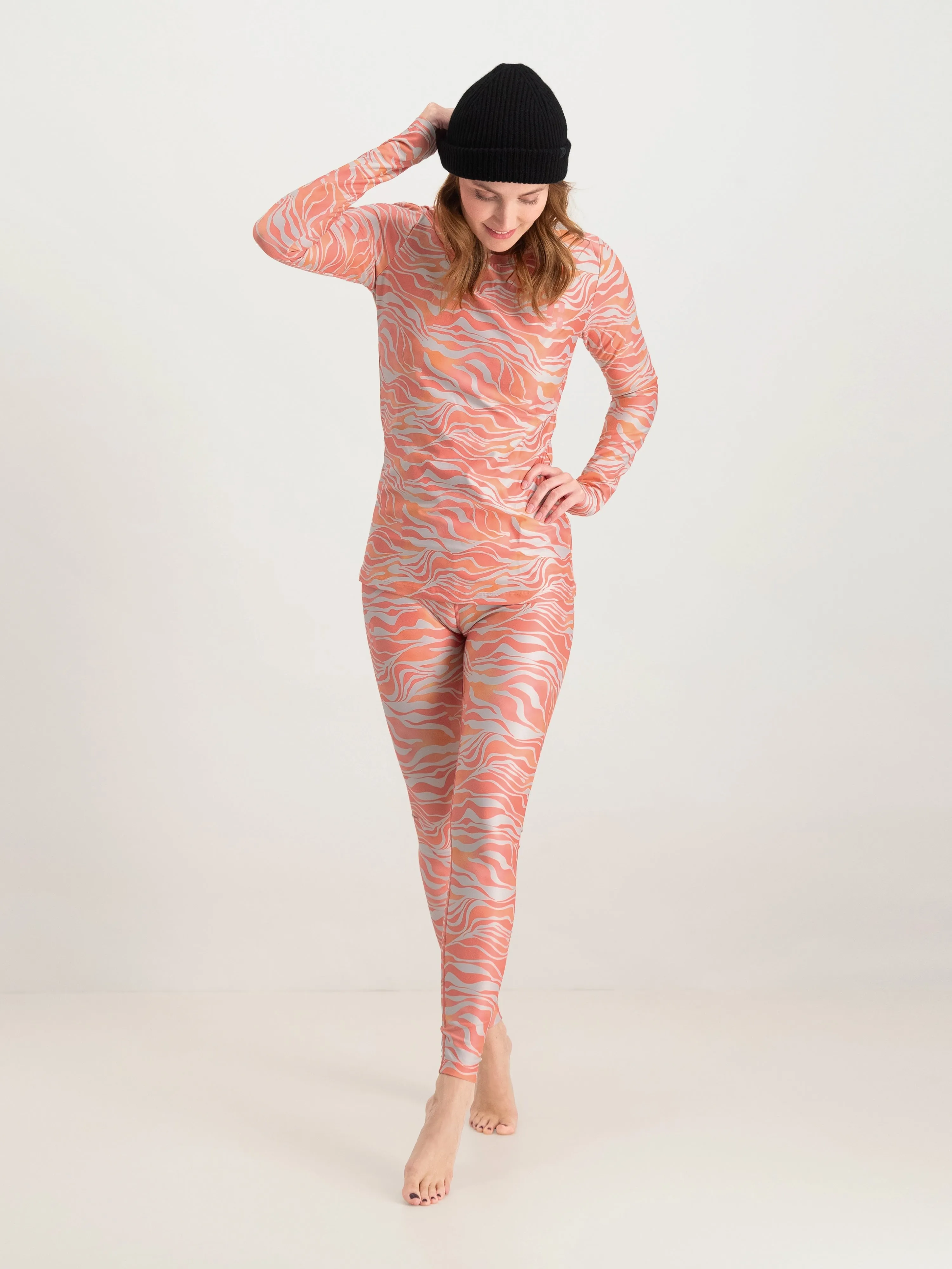 Women Thermo Shirt Animal | Zebra Pink sold by Poederbaas product image thumbnail 4