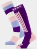 Striped Ski Socks 2-pack | Purple Pink sold by Poederbaas