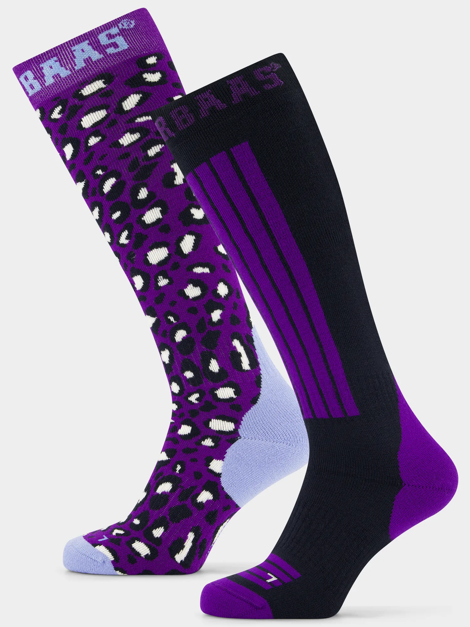 Panther Ski Socks 2-pack | Purple Multi sold by Poederbaas