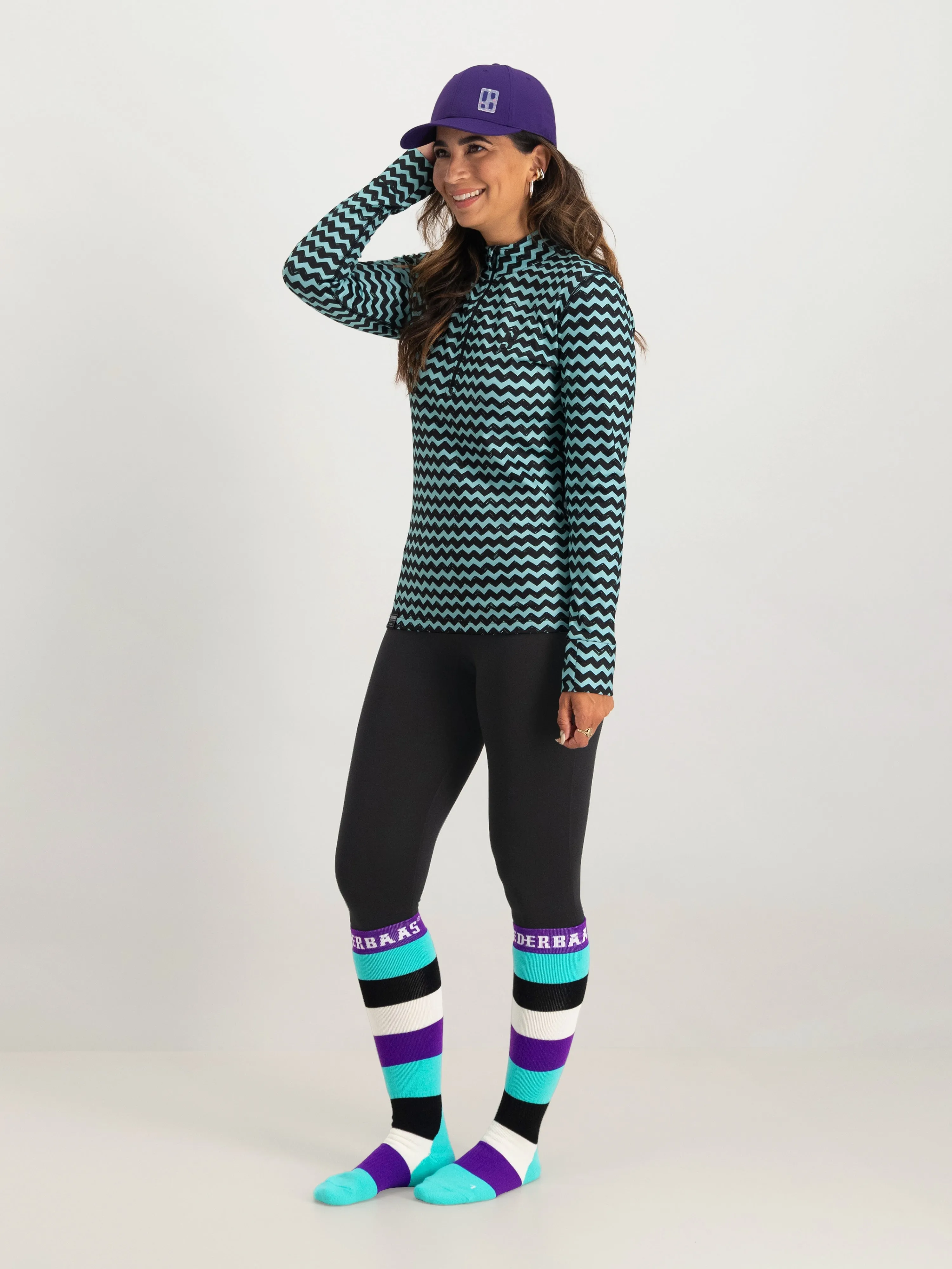 Striped Ski Socks 2-pack | Mint sold by Poederbaas product image thumbnail 2