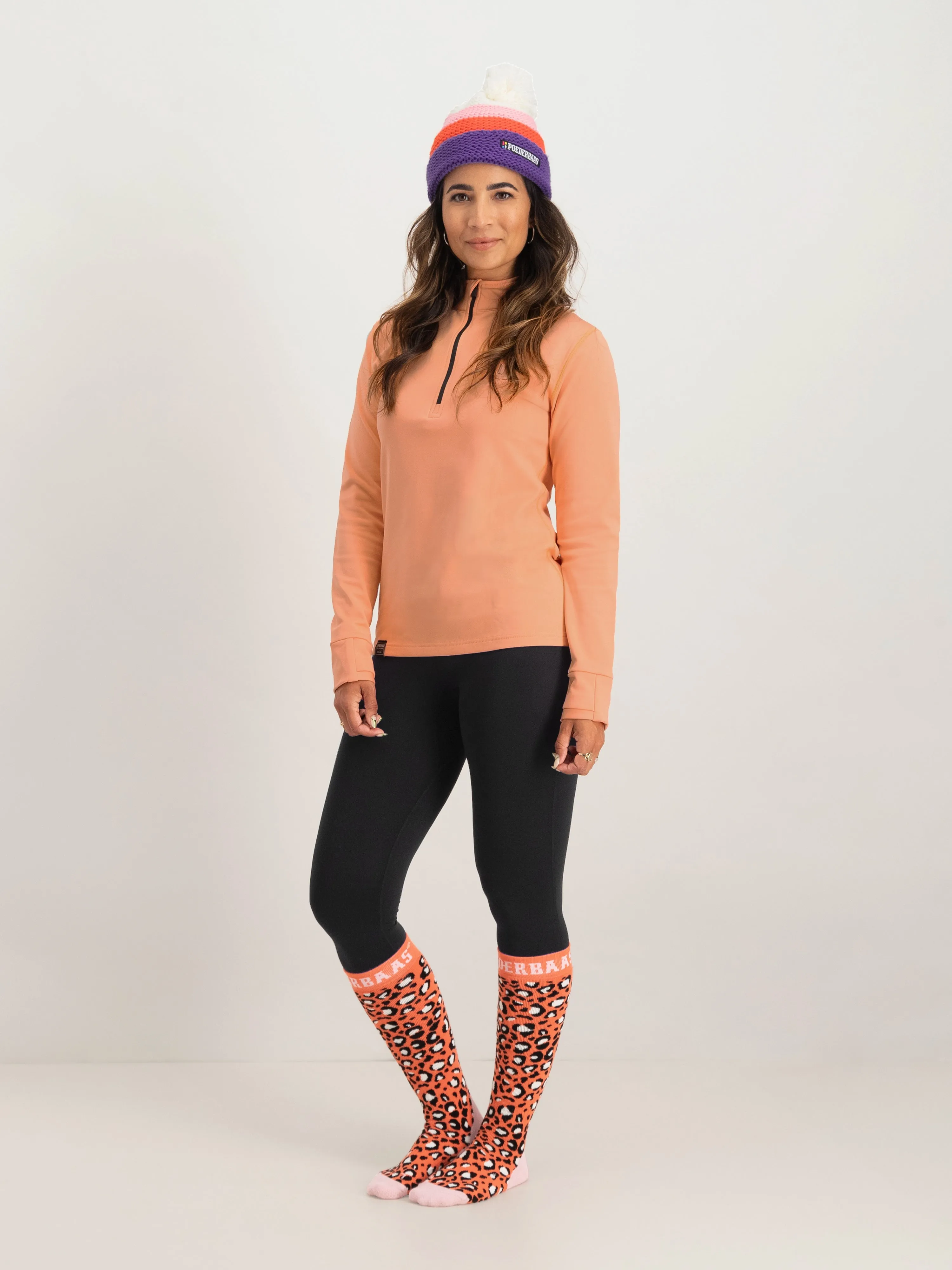Panther Ski Socks 2-pack | Orange Multi sold by Poederbaas product image thumbnail 2