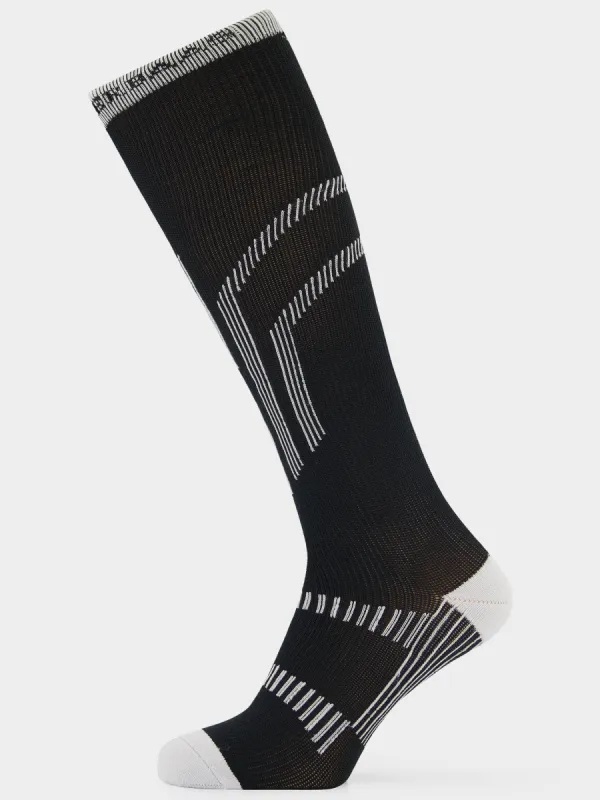 Lightweight Functional Ski Socks 1-pack | Black sold by Poederbaas