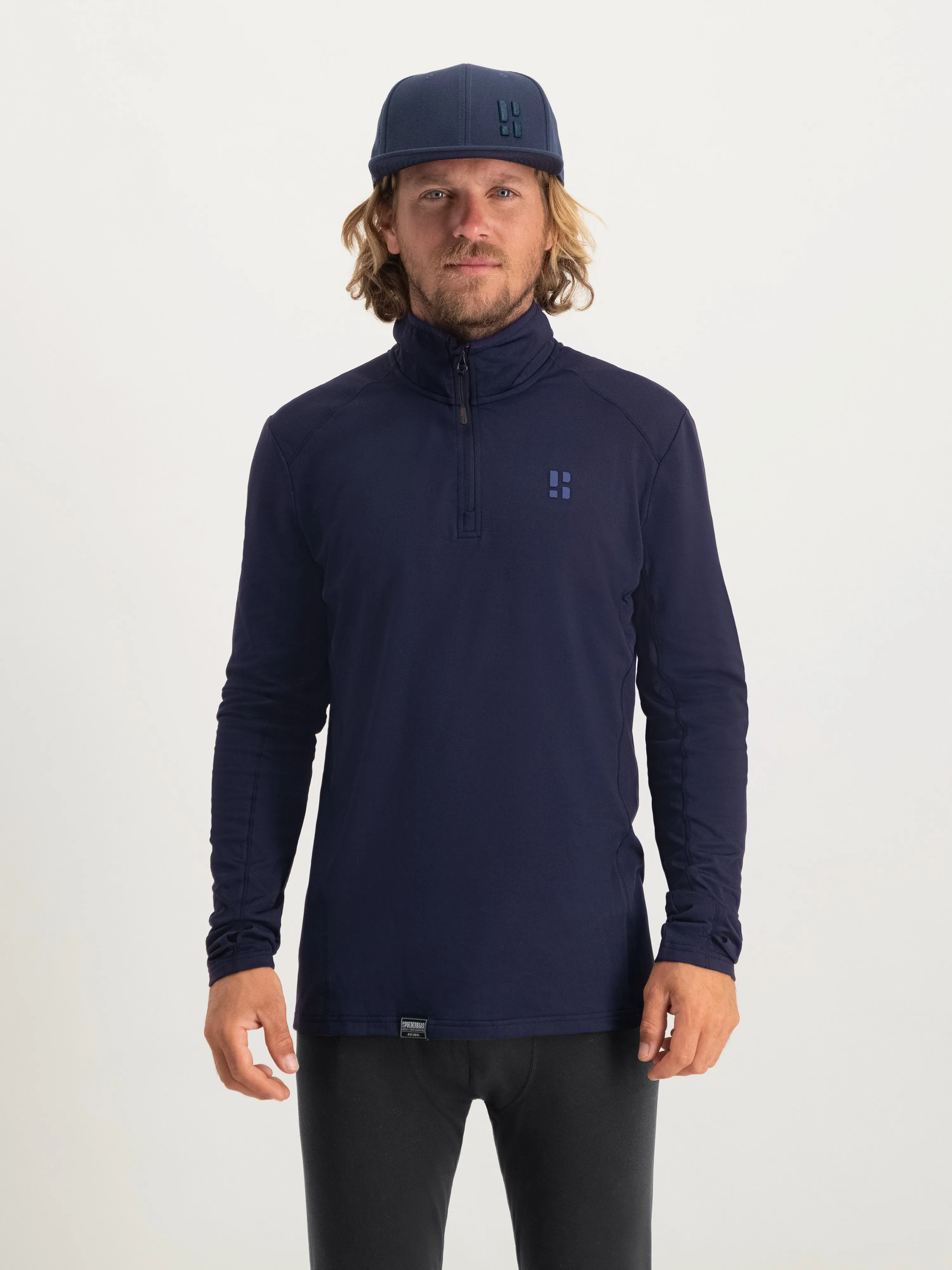 Four Seasons Lightweight Pully Men | Navy sold by Poederbaas