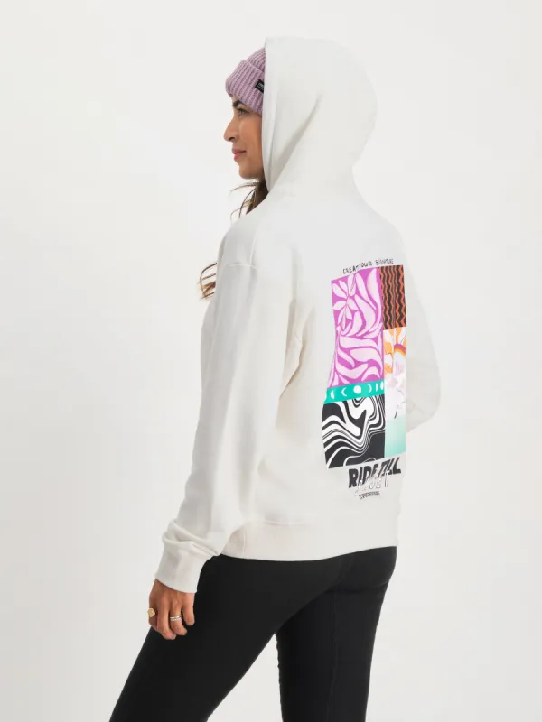 Arty Hoody Women | Off White sold by Poederbaas