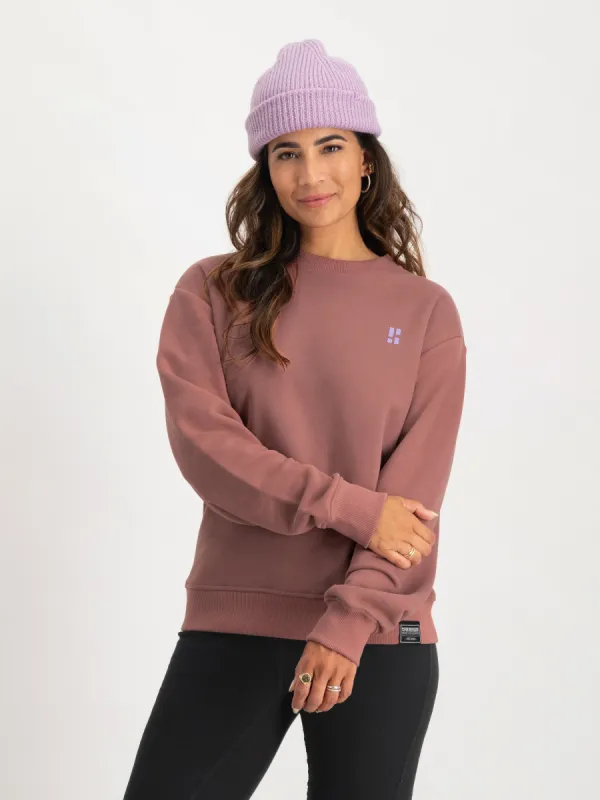 Arty Sweater Women | Terracotta sold by Poederbaas