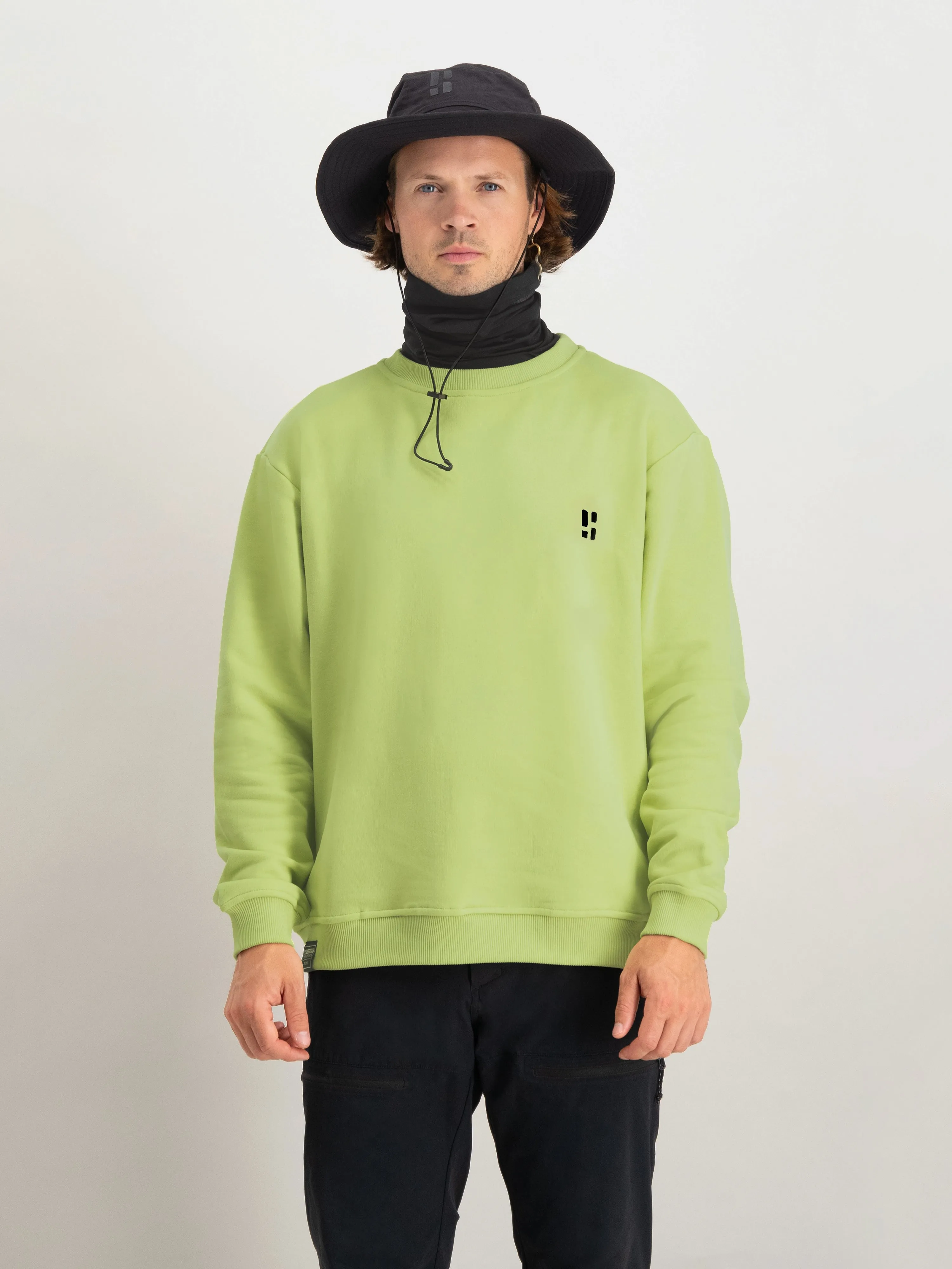 Arty Sweater Men | Matcha Green sold by Poederbaas product image thumbnail 3