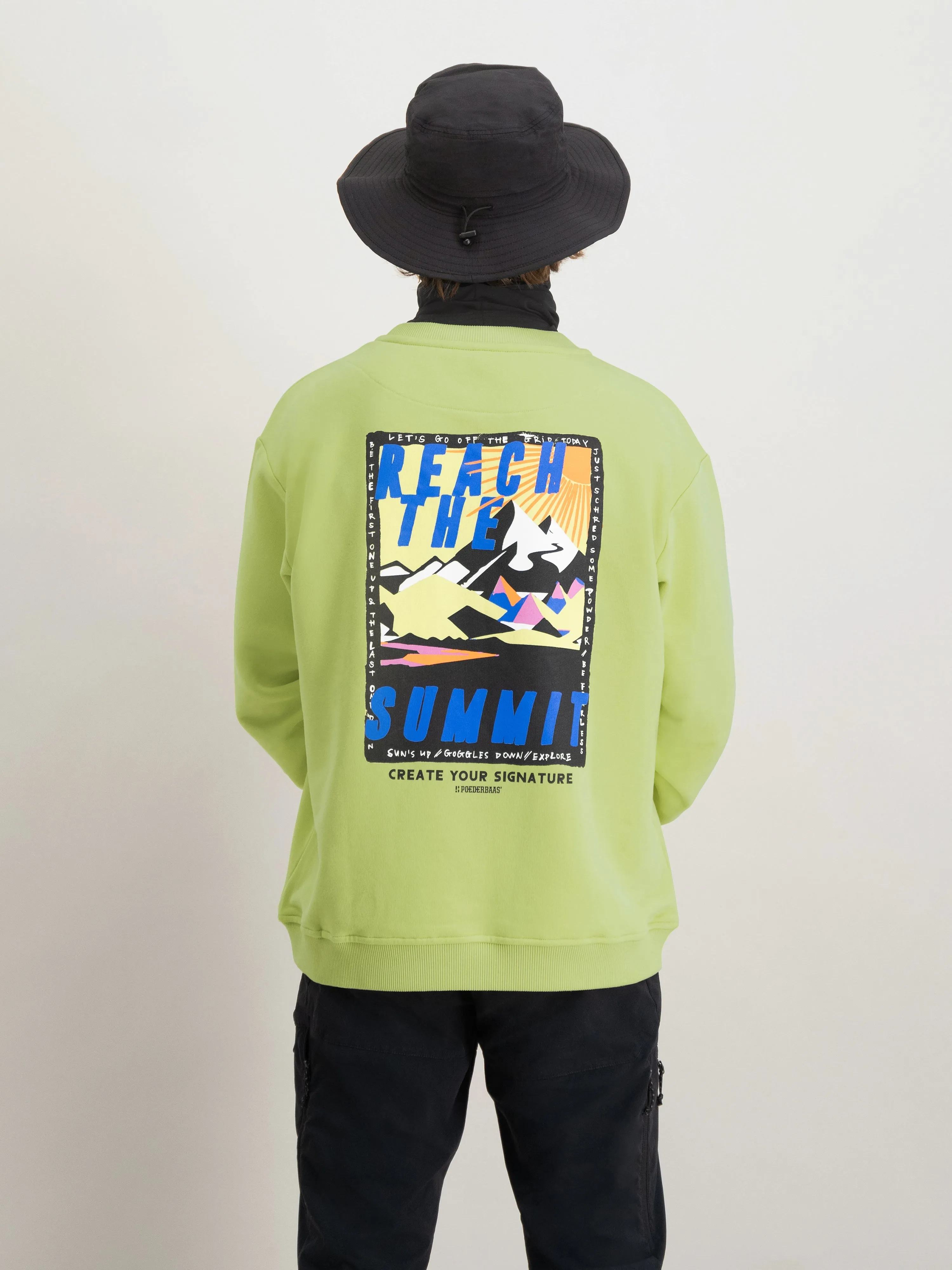 Arty Sweater Men | Matcha Green sold by Poederbaas product image thumbnail 2