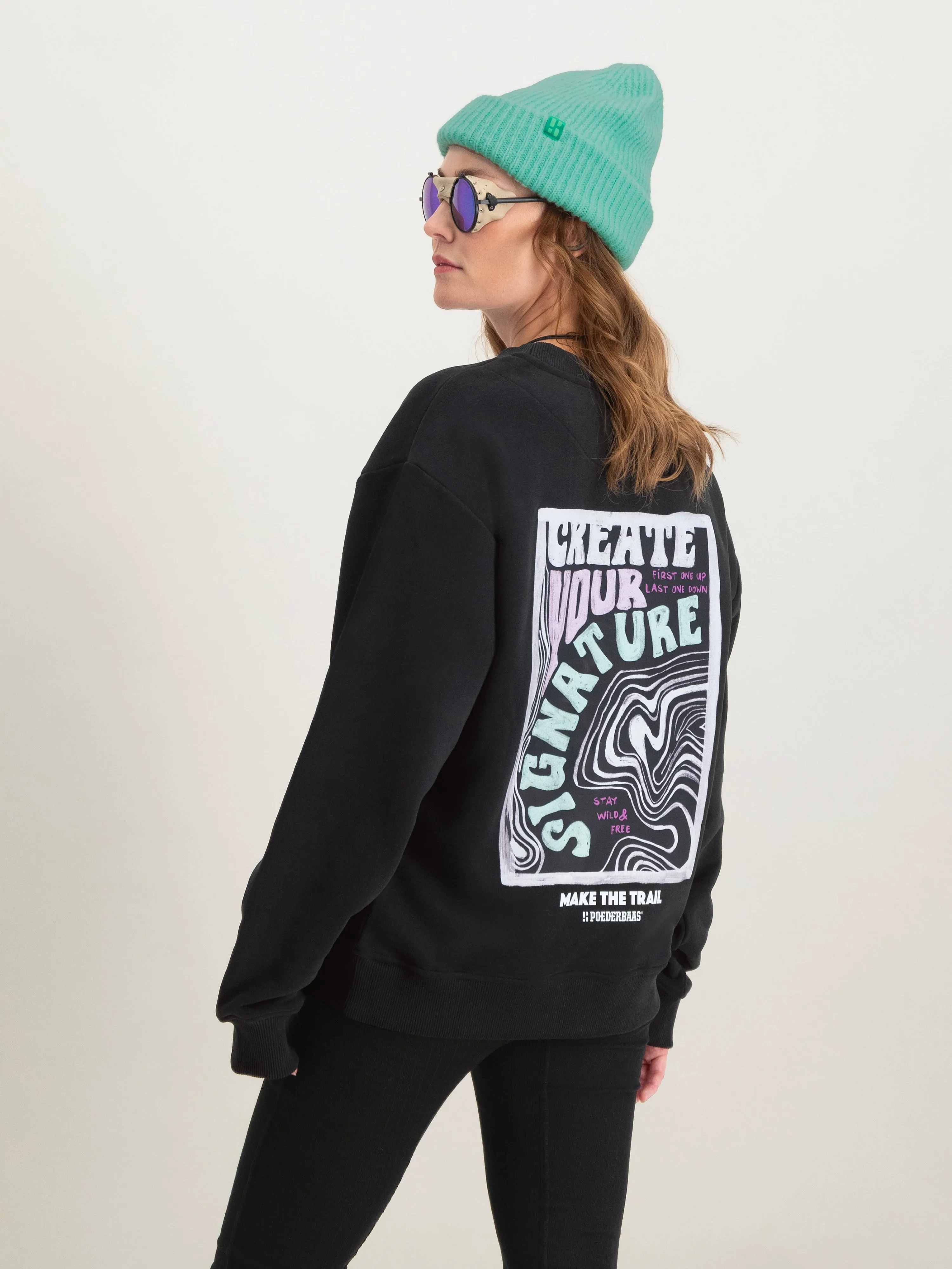 Arty Sweater Women | Black sold by Poederbaas product image thumbnail 3