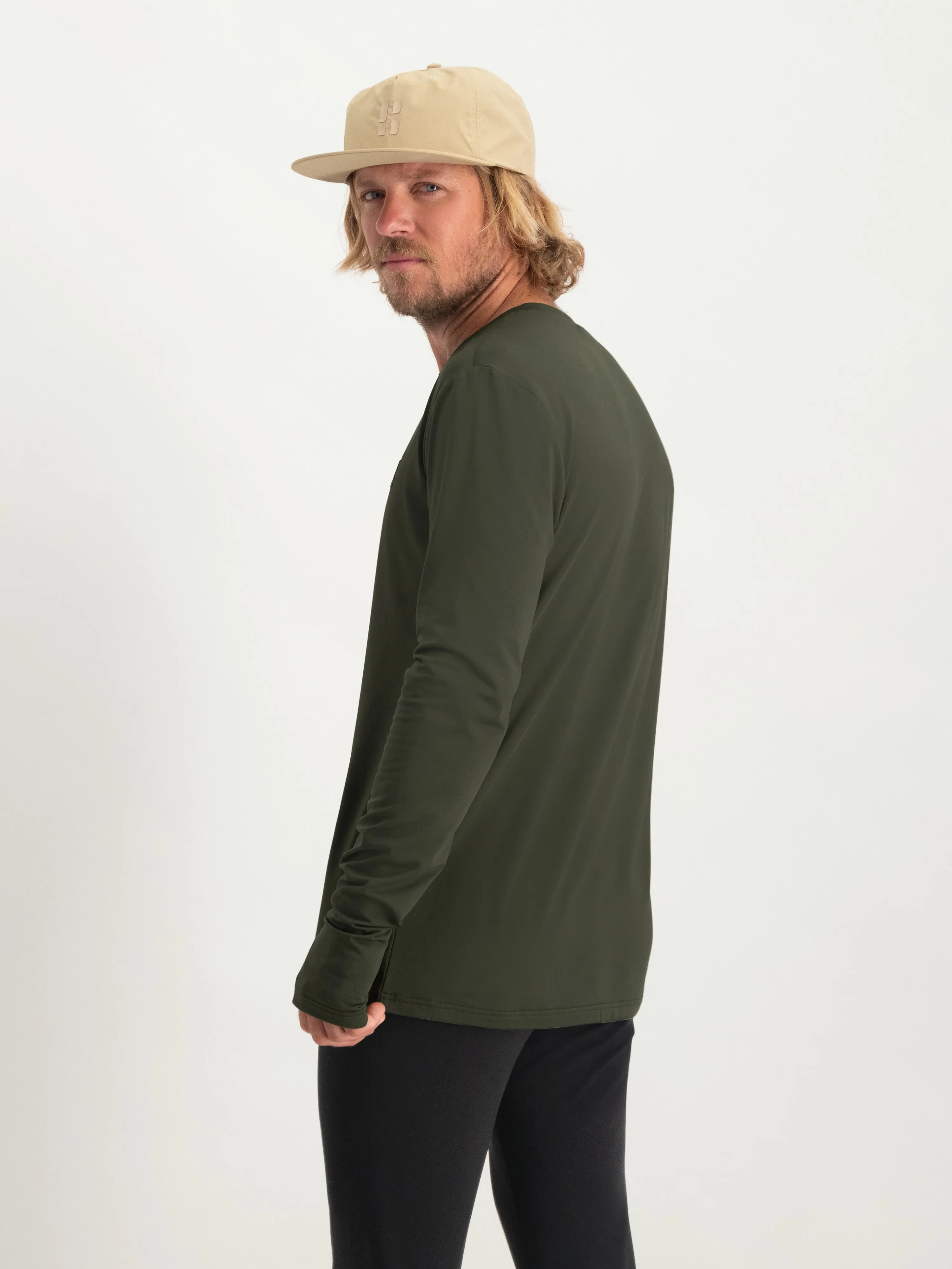 Four Seasons Lightweight Longsleeve Men | Green sold by Poederbaas product image thumbnail 3