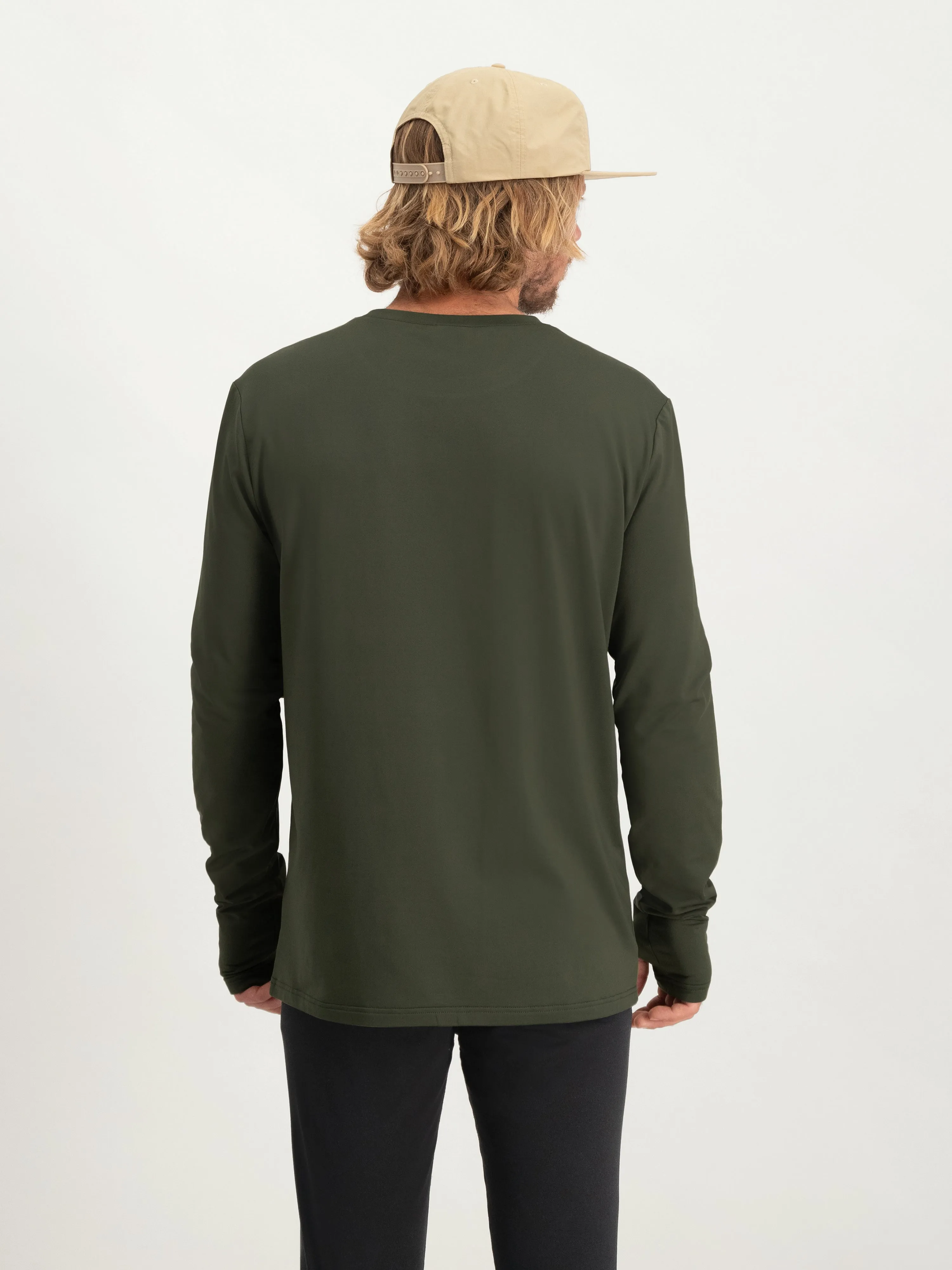 Four Seasons Lightweight Longsleeve Men | Green sold by Poederbaas product image thumbnail 2