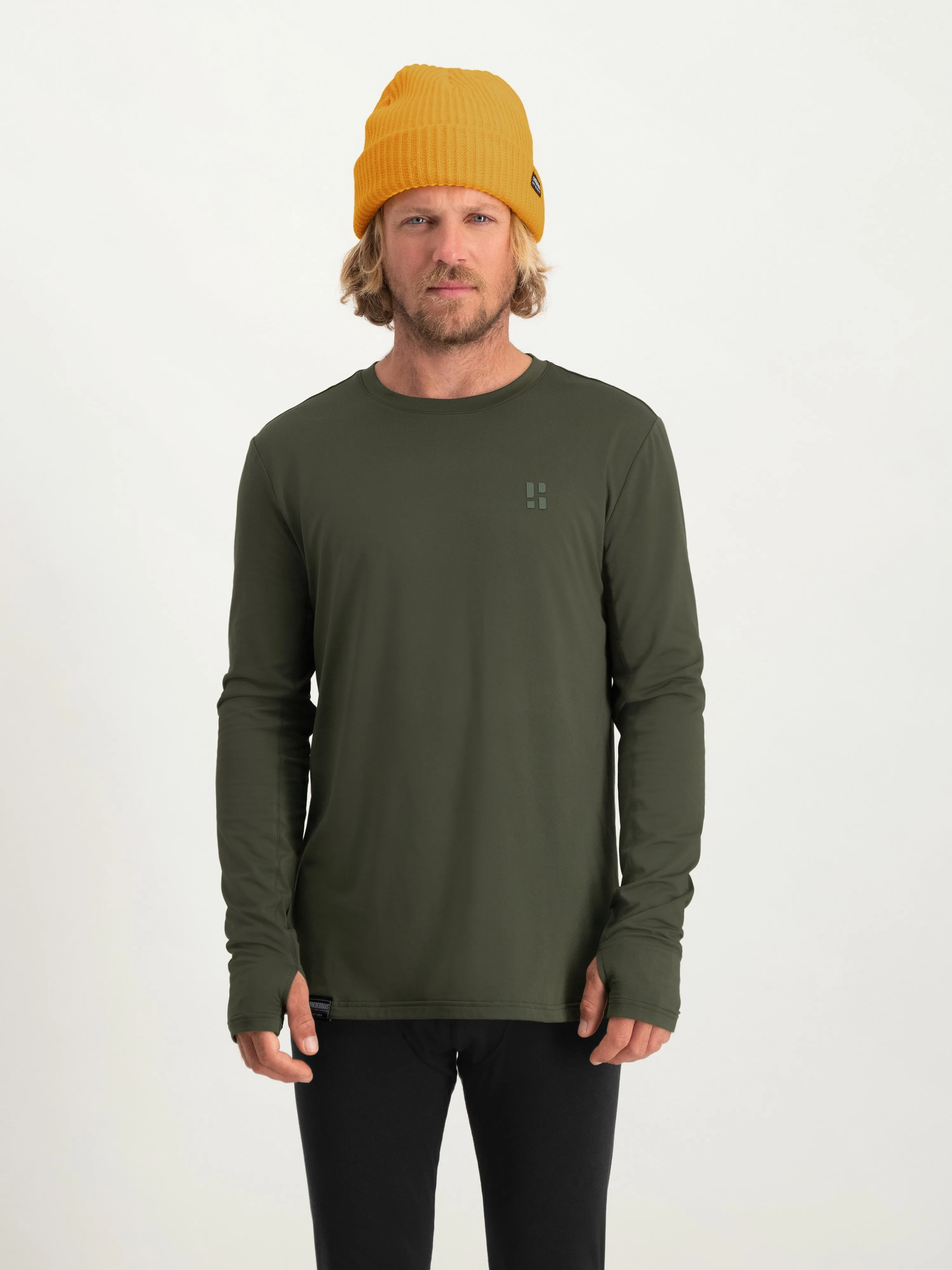 Four Seasons Lightweight Longsleeve Men | Green sold by Poederbaas product image thumbnail 4