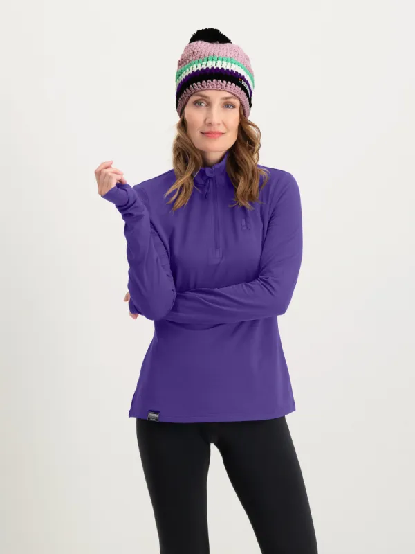 Four Seasons Lightweight Pully Women | Purple sold by Poederbaas