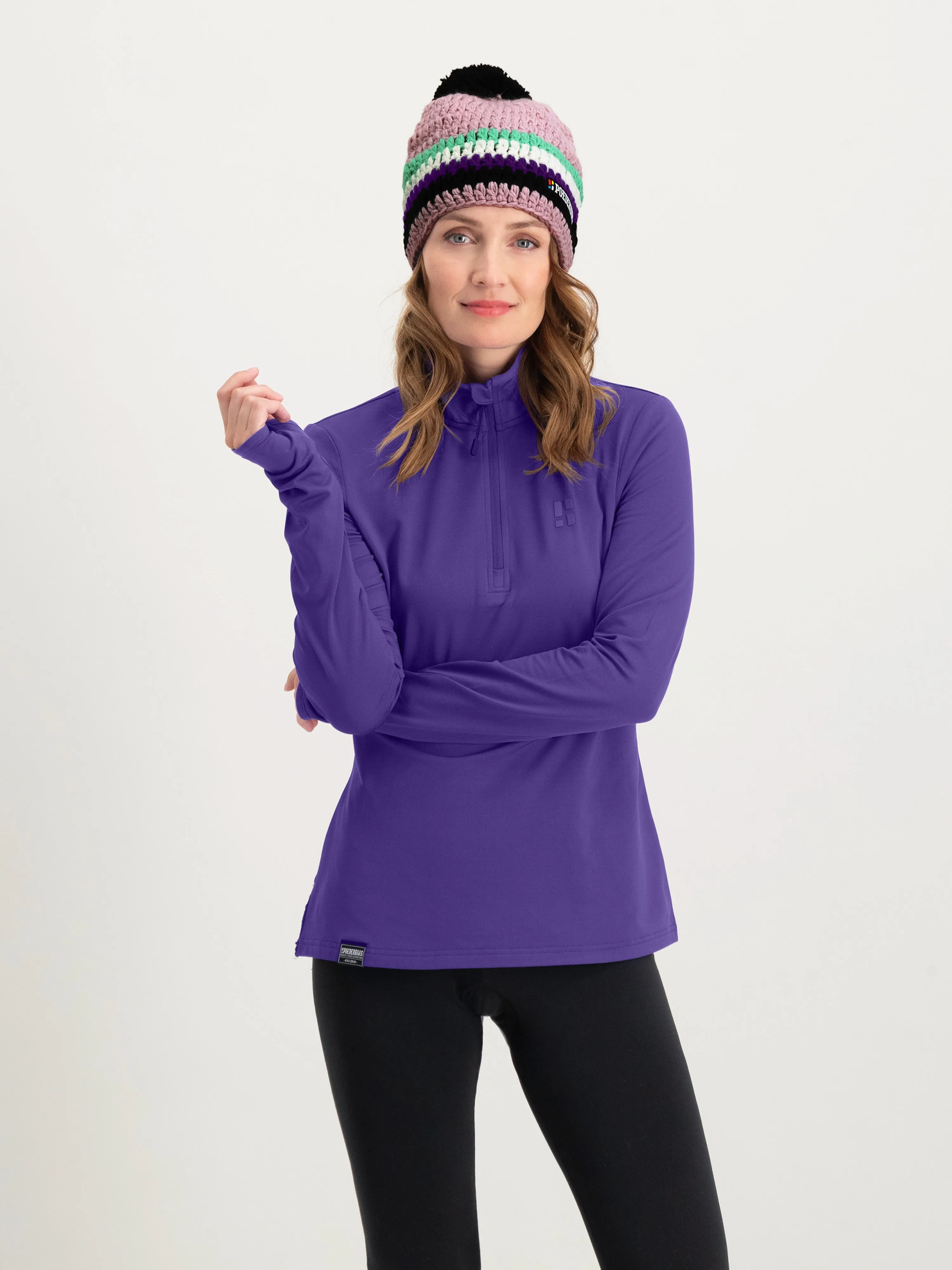 Four Seasons Lightweight Pully Women | Purple sold by Poederbaas