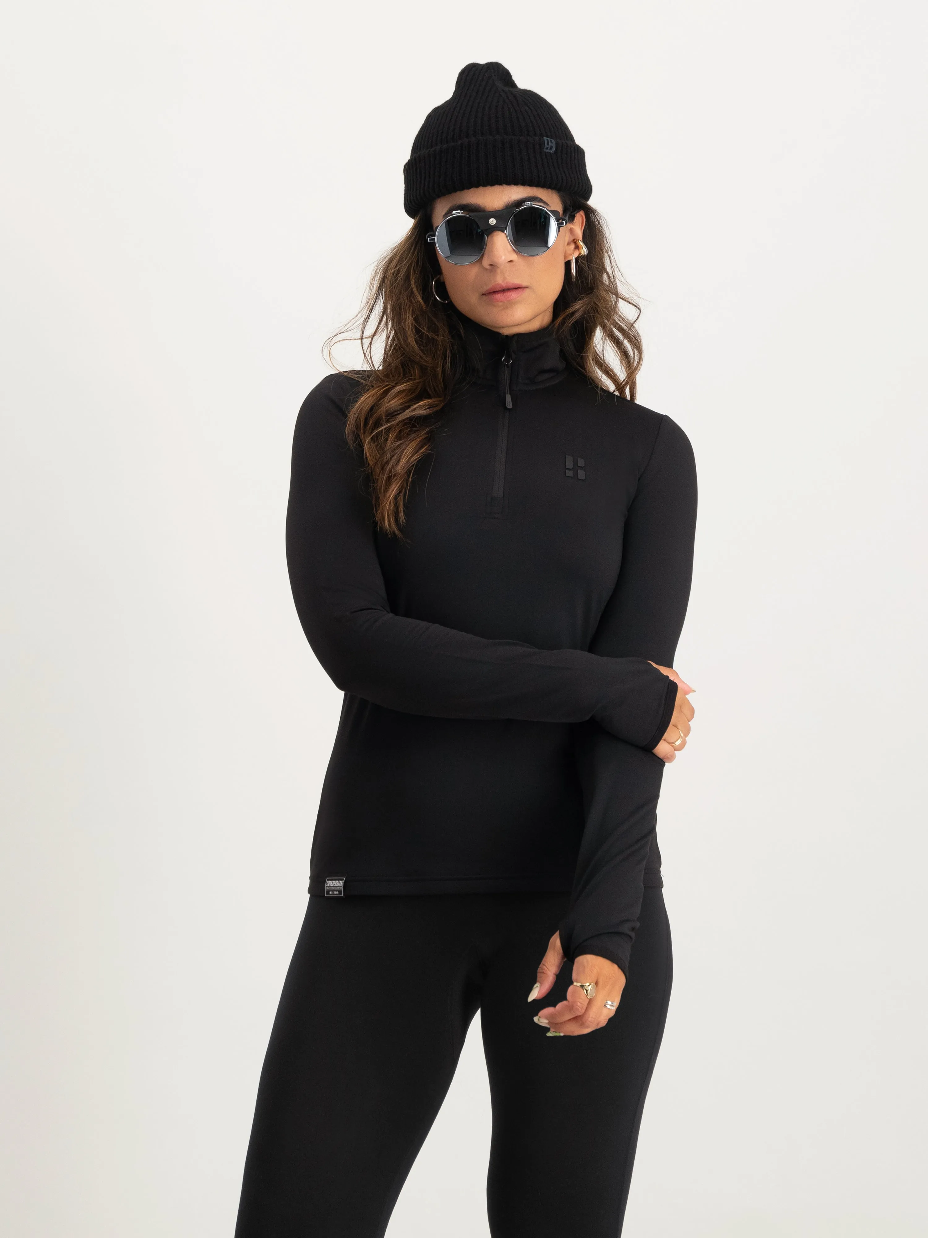 Four Seasons Lightweight Pully Women | Black sold by Poederbaas product image thumbnail 2