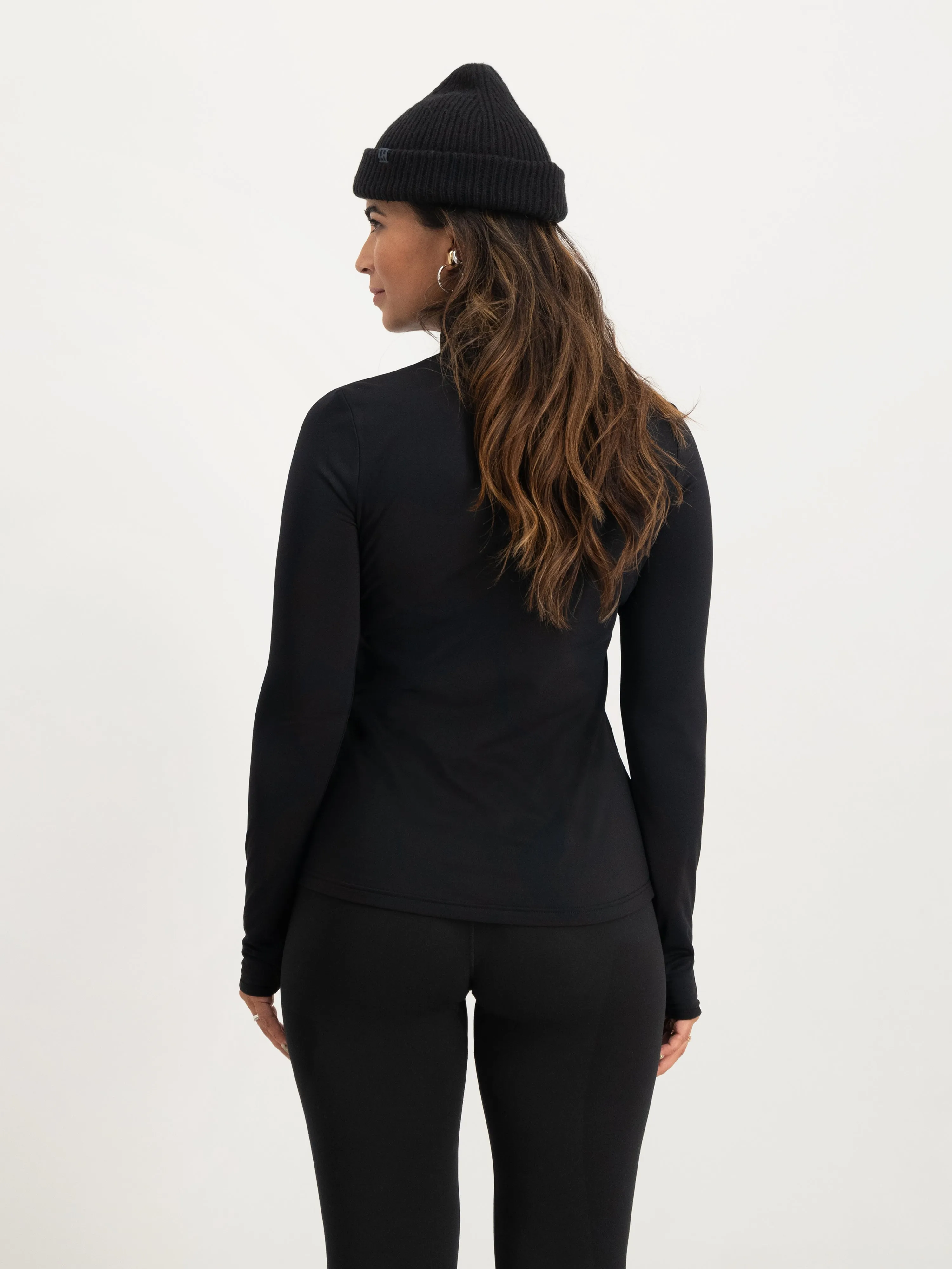 Four Seasons Lightweight Pully Women | Black sold by Poederbaas product image thumbnail 3