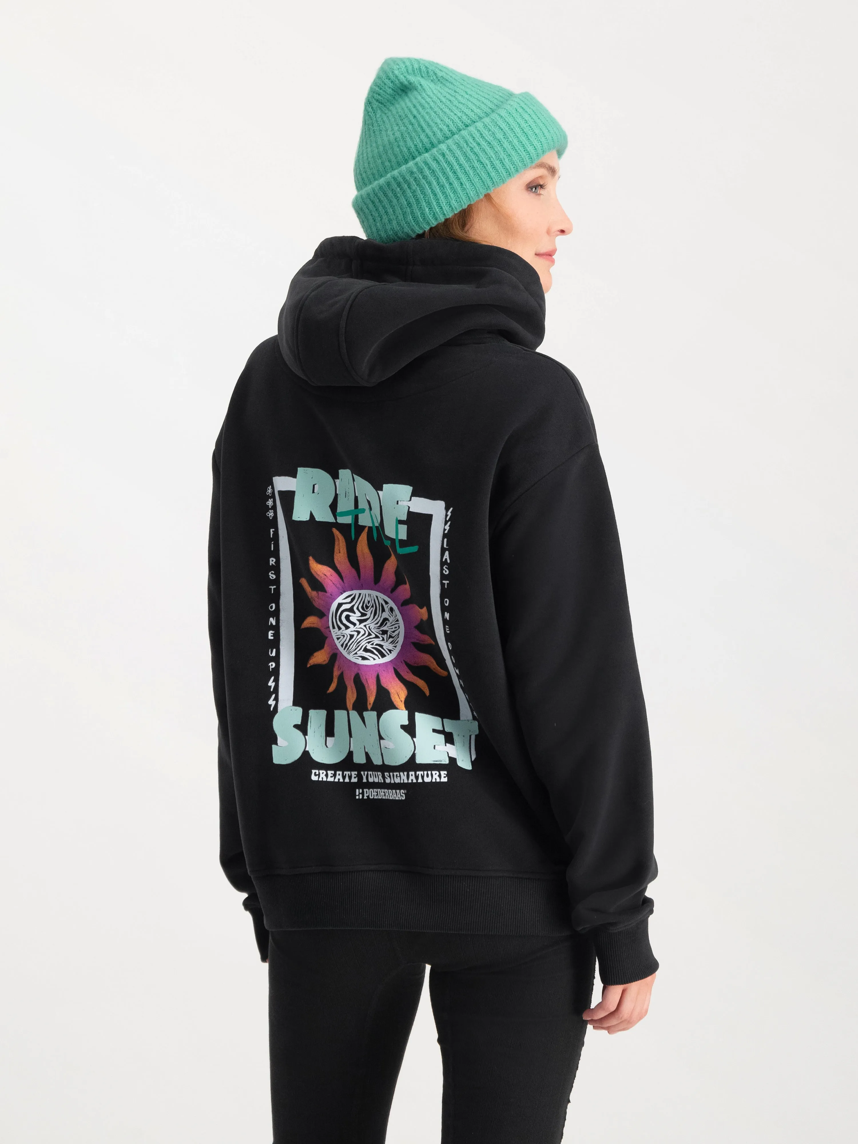 Arty Hoody Women | Black sold by Poederbaas product image thumbnail 5