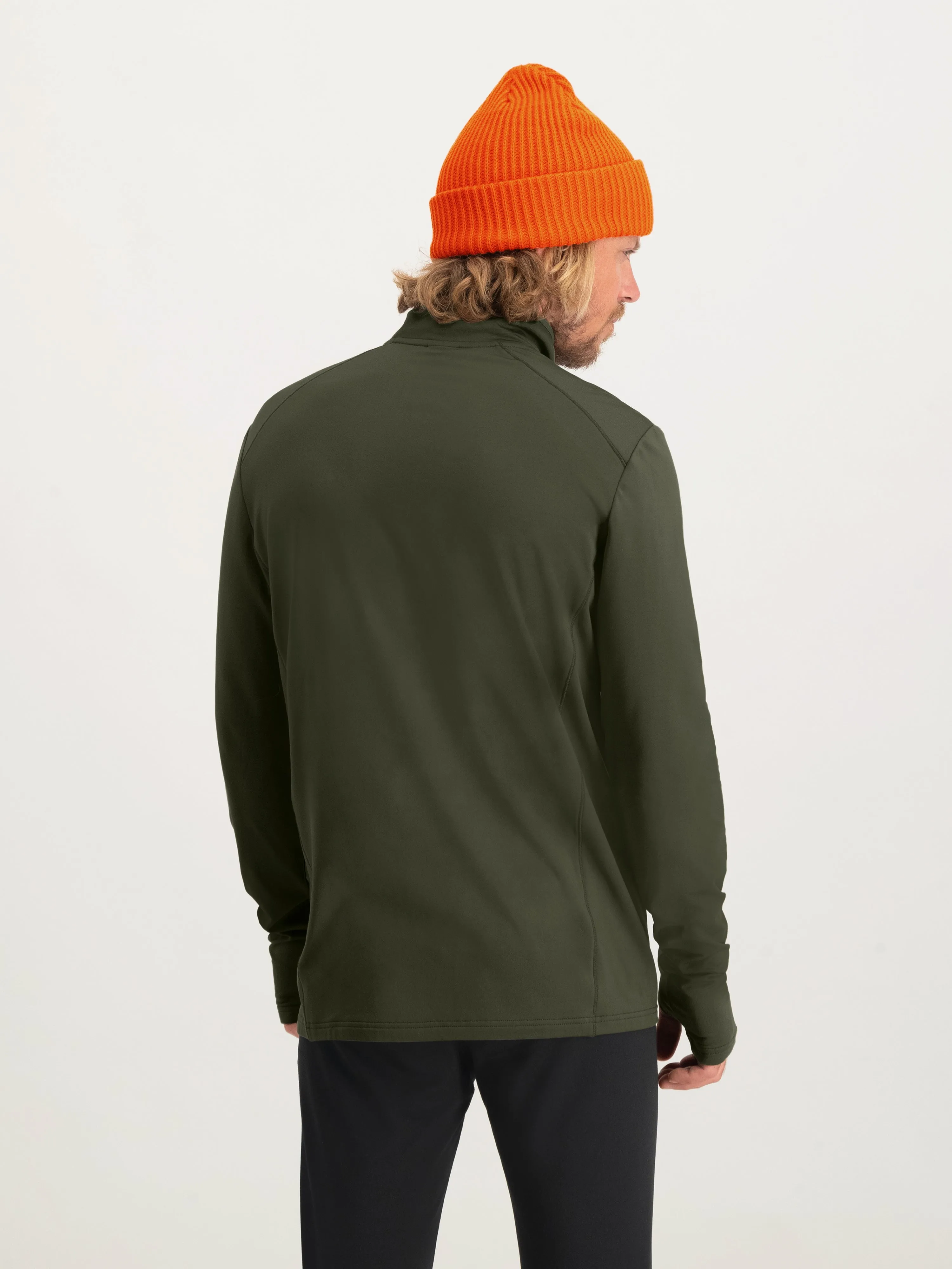 Four Seasons Lightweight Pully Men | Green sold by Poederbaas product image thumbnail 4