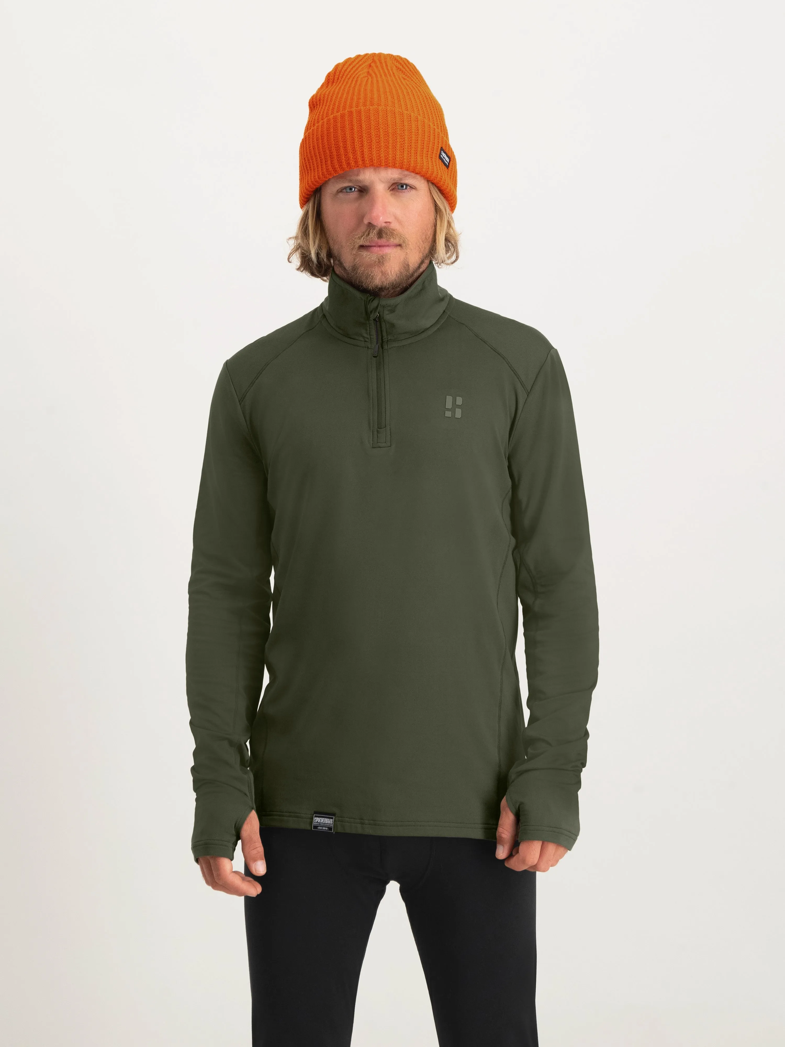 Four Seasons Lightweight Pully Men | Green sold by Poederbaas product image thumbnail 5