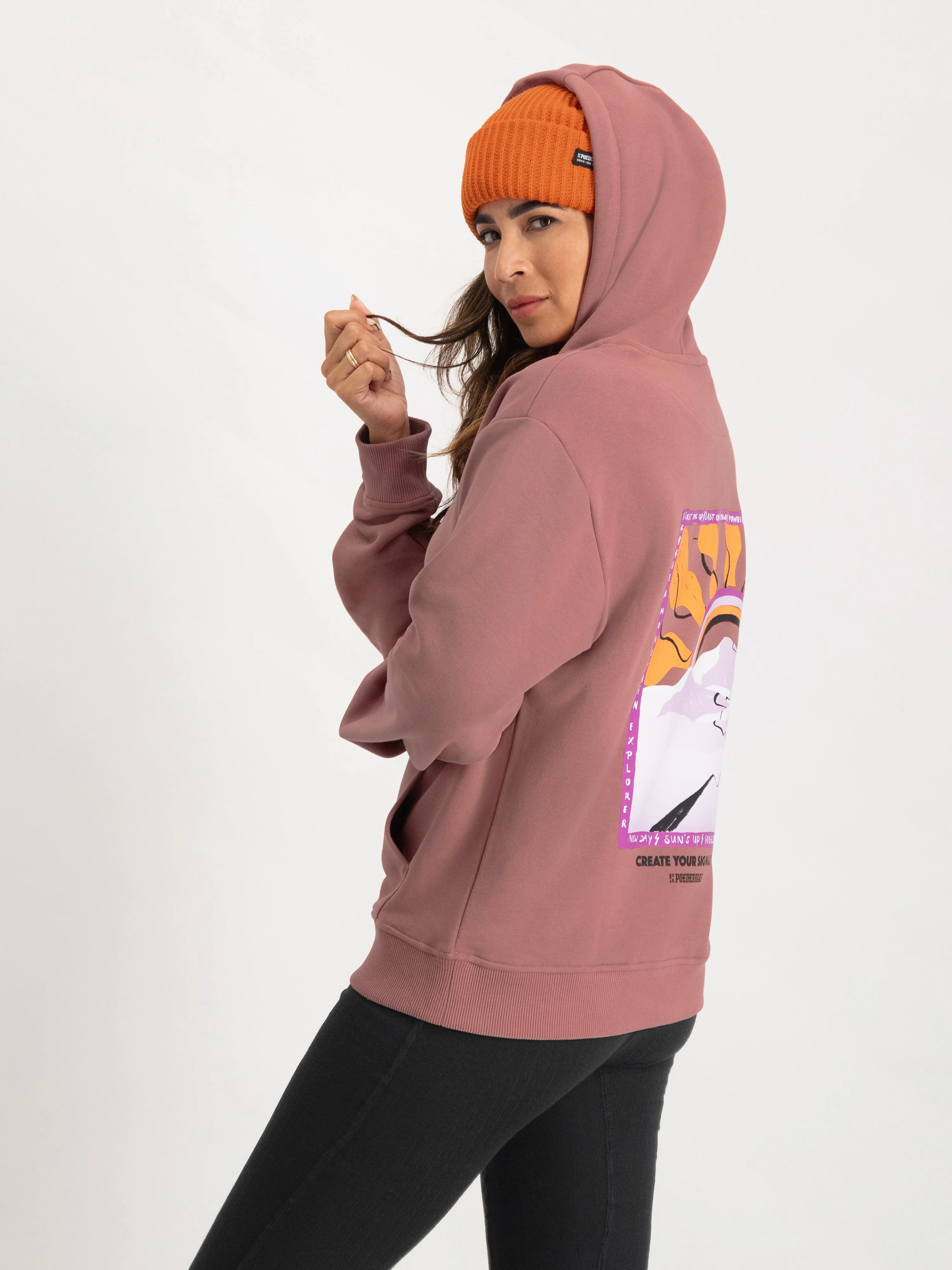 Arty Hoody Women | Terracotta sold by Poederbaas product image thumbnail 4