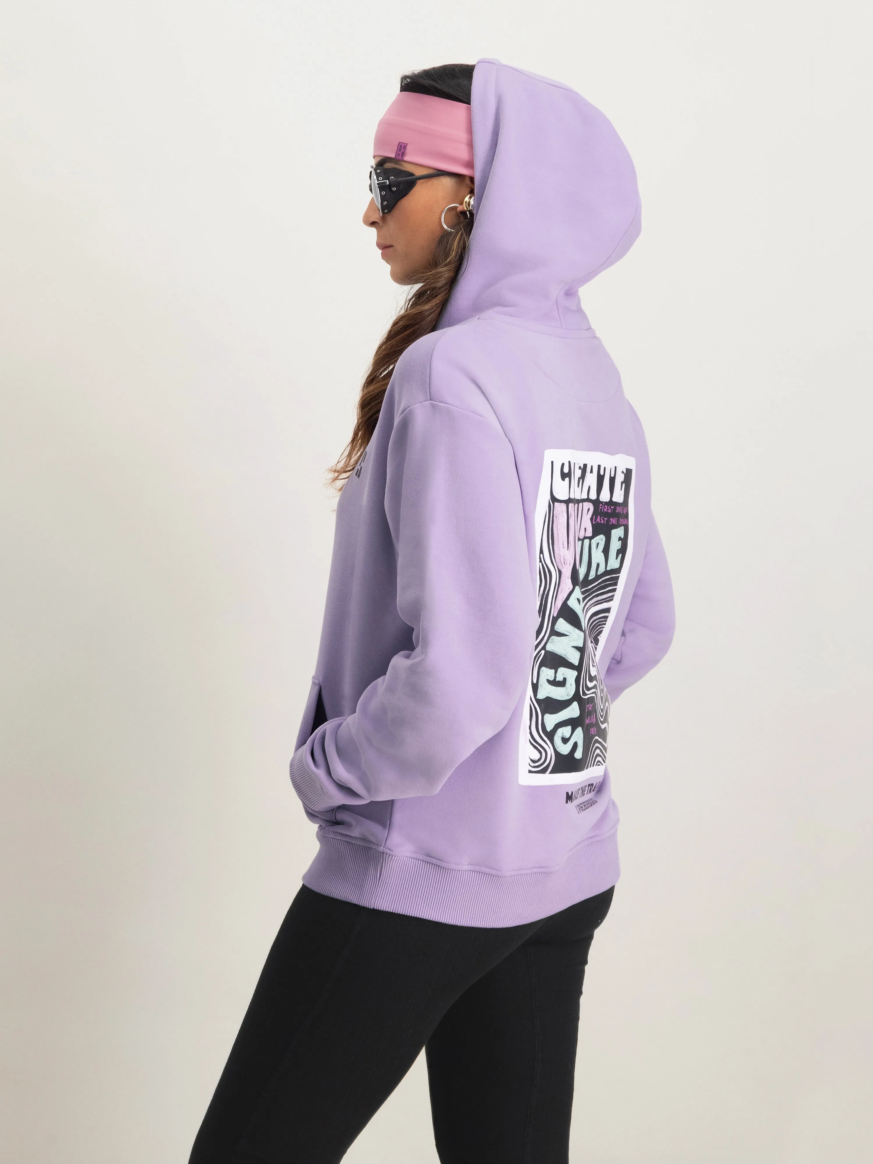 Arty Hoody Women | Lila sold by Poederbaas
