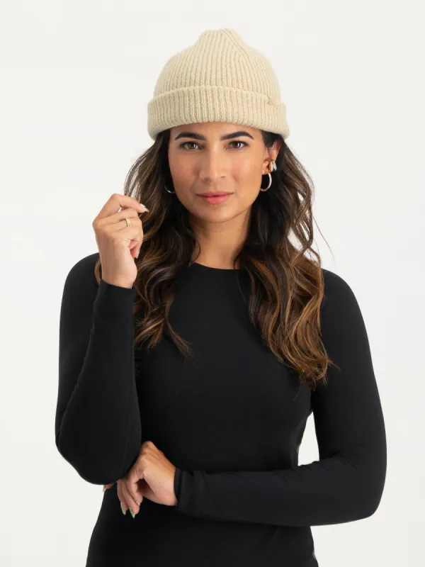 Fisherman Beanie | Sand sold by Poederbaas