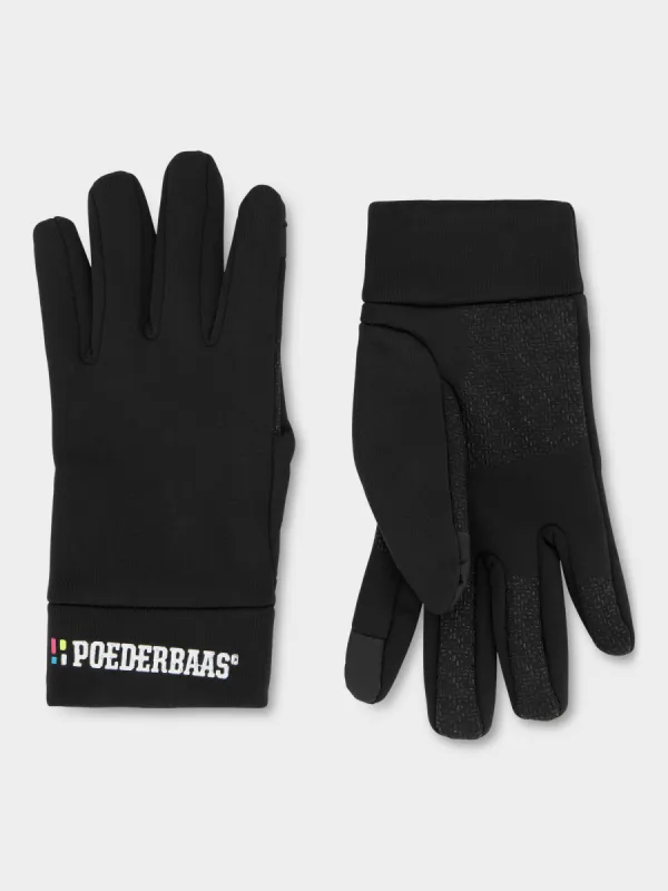 Touchscreen gloves | Black sold by Poederbaas