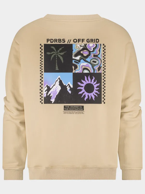 OTBT Sweater Men | Sand sold by Poederbaas