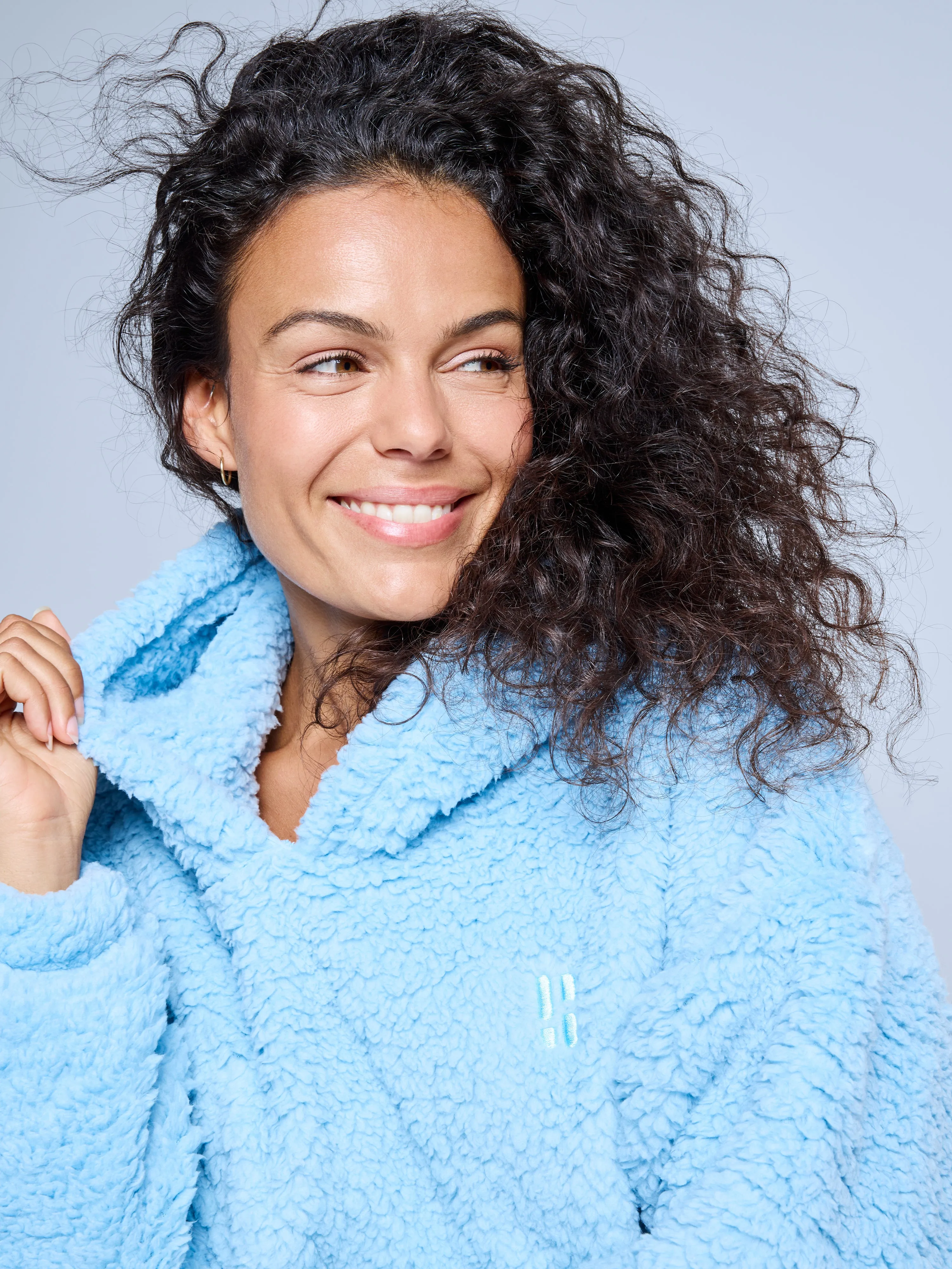 Four Seasons Fluffy Hoody Women | Ice Blue sold by Poederbaas product image thumbnail 5
