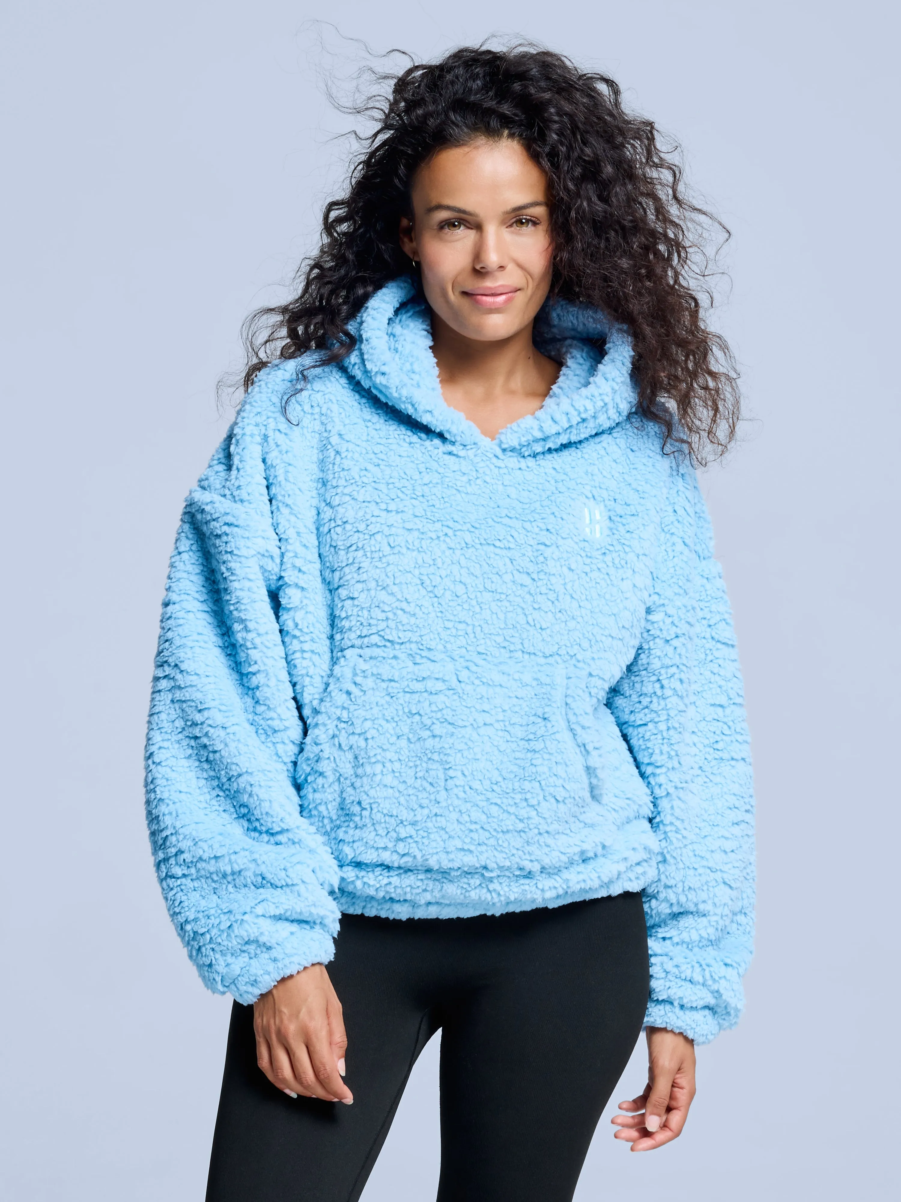 Four Seasons Fluffy Hoody Women | Ice Blue sold by Poederbaas product image thumbnail 2