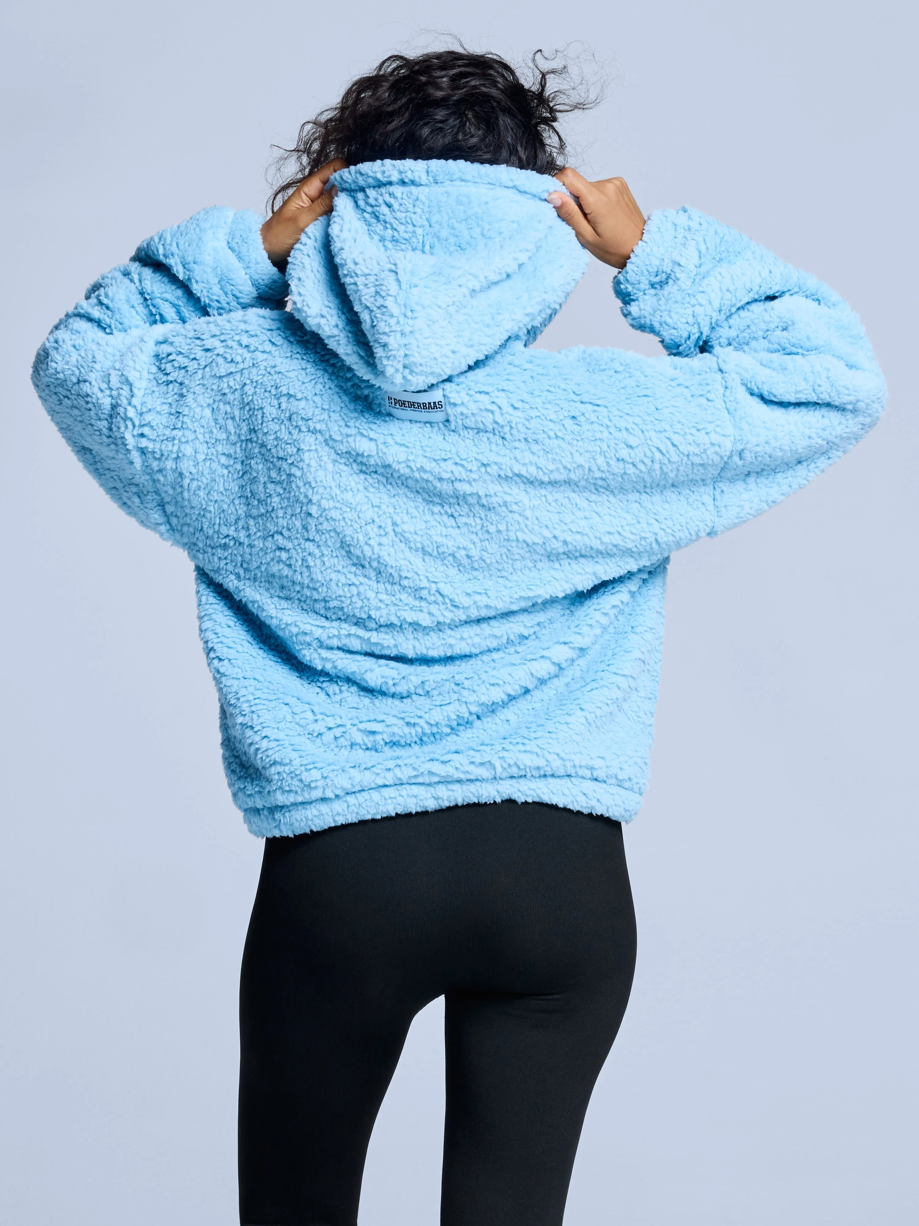 Four Seasons Fluffy Hoody Women | Ice Blue sold by Poederbaas product image thumbnail 3