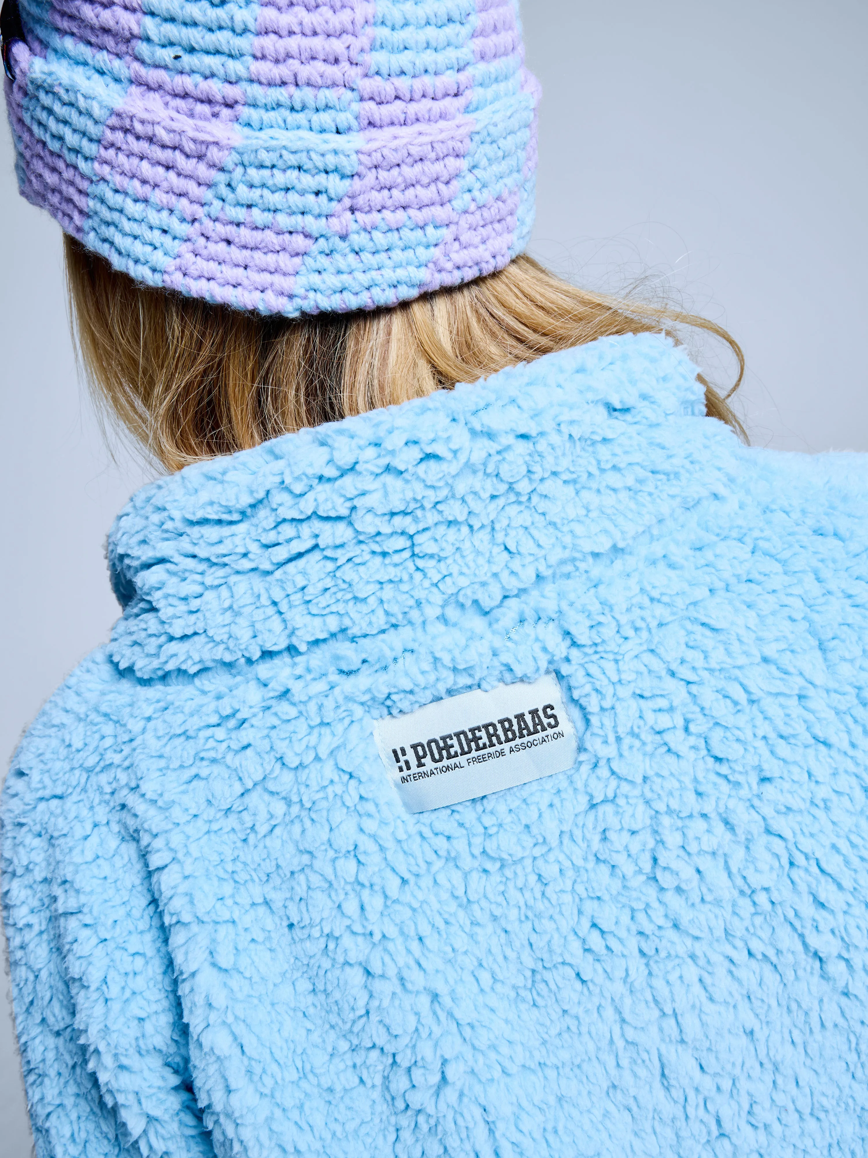 Four Seasons Fluffy Hoody Women | Ice Blue sold by Poederbaas product image thumbnail 4