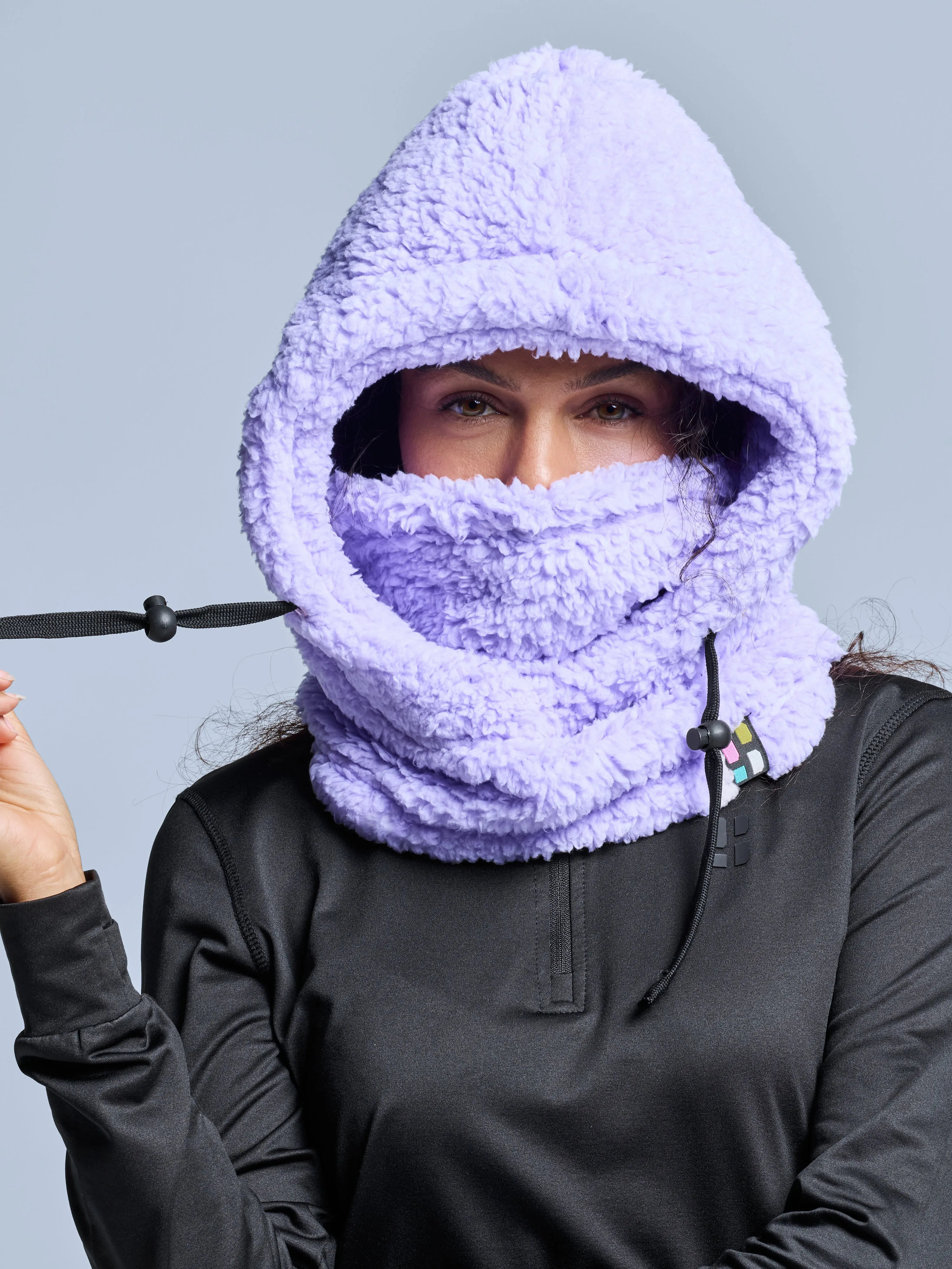 Fluffy Balaclava | Lila sold by Poederbaas product image thumbnail 2