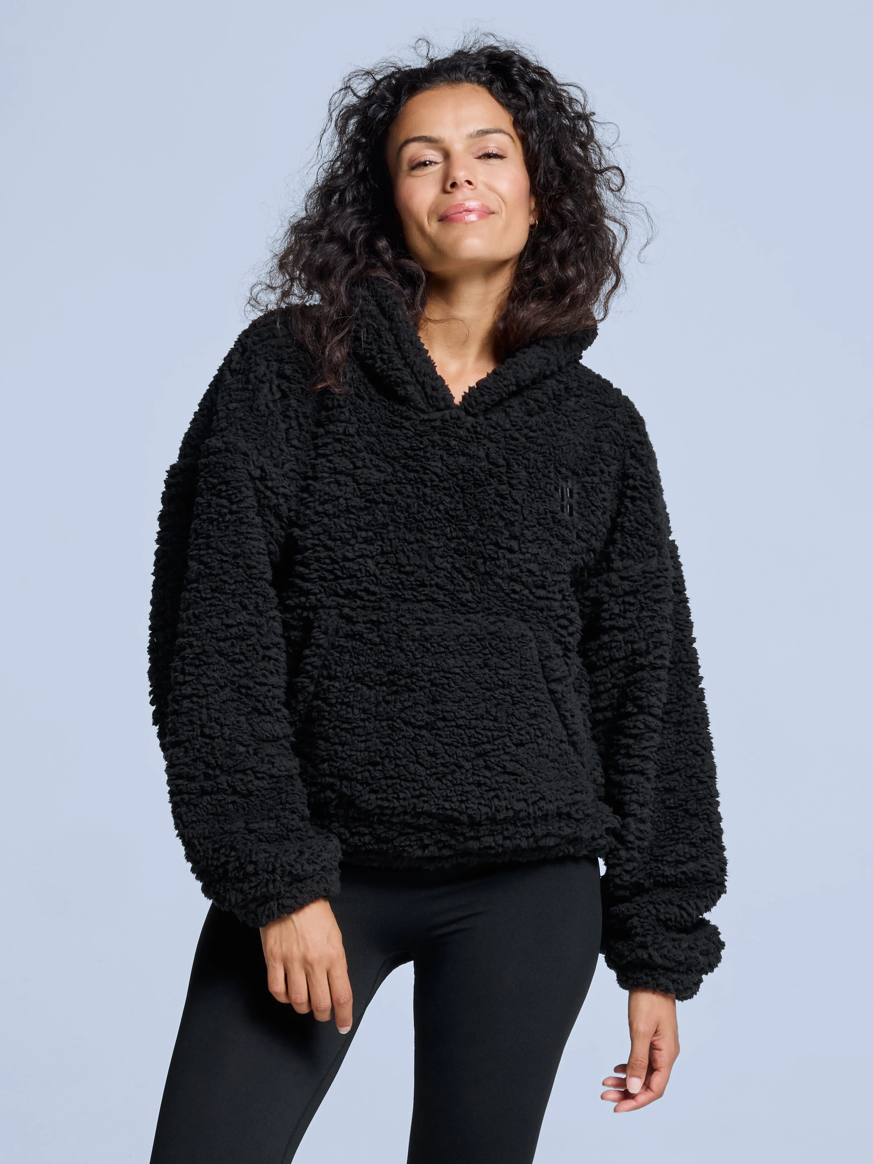 Four Seasons Fluffy Hoody Women | Black sold by Poederbaas product image thumbnail 2