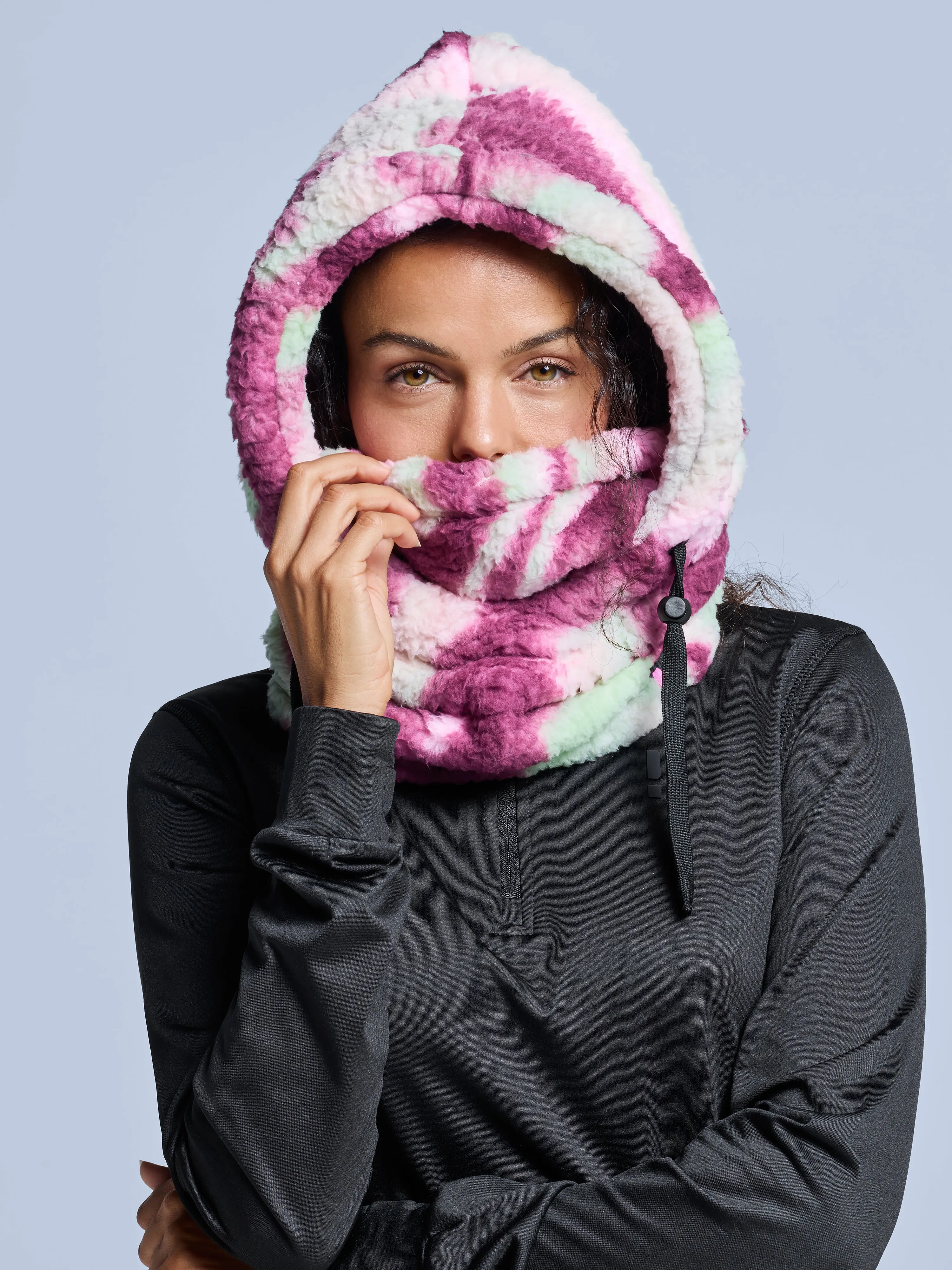 Fluffy Balaclava | Pink Multi sold by Poederbaas product image thumbnail 2